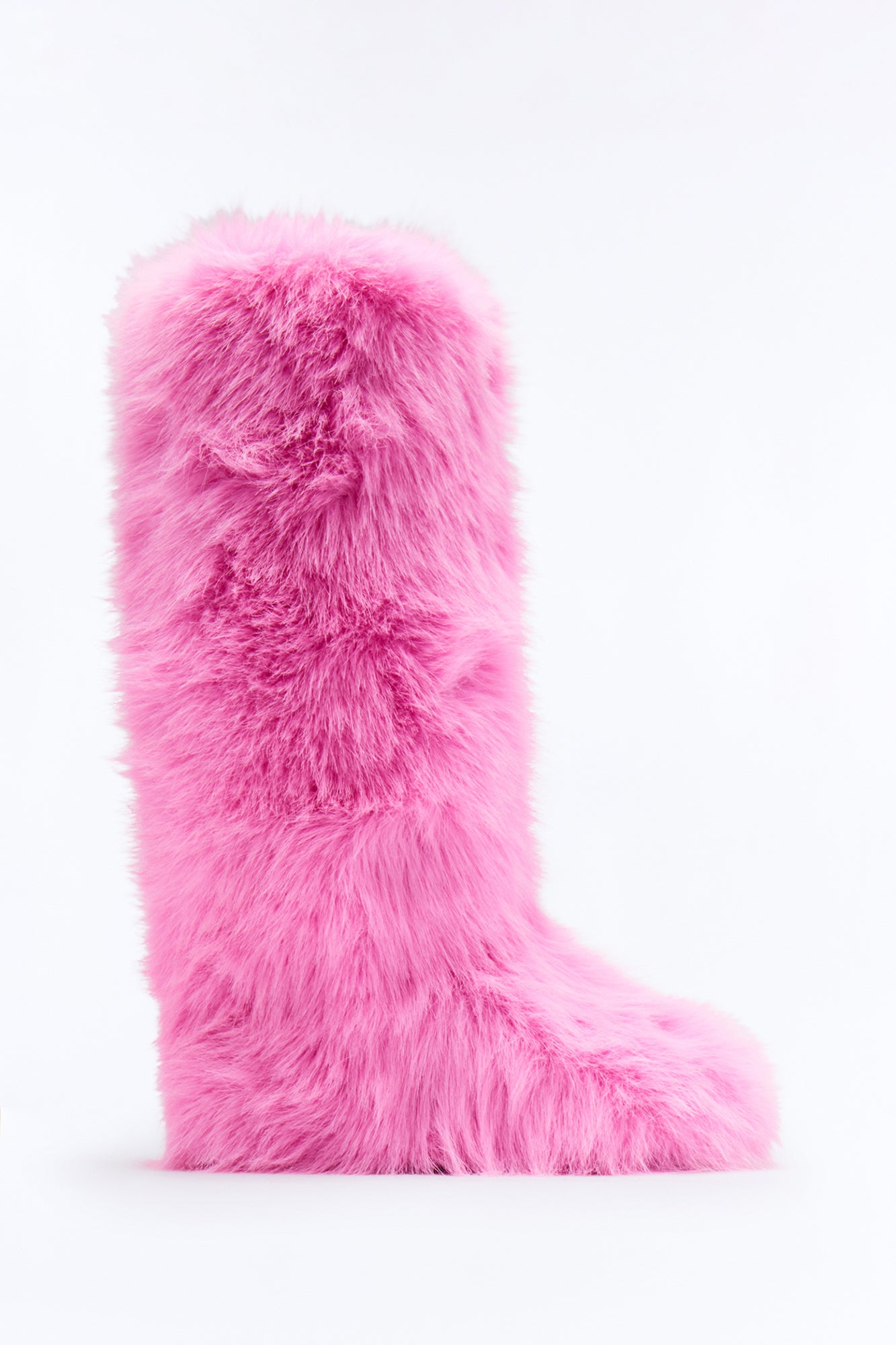 Fireside Faux Fur Boots - Pink