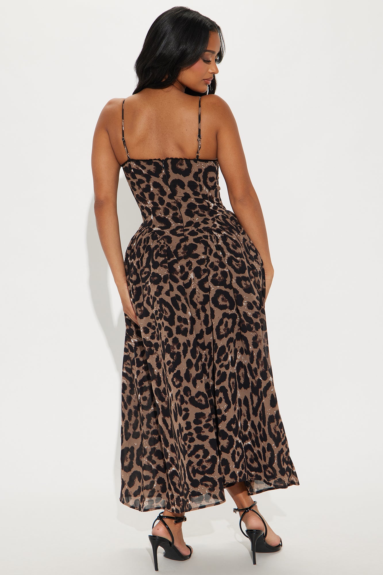 Haven't Met You Leopard Maxi Dress - Leopard