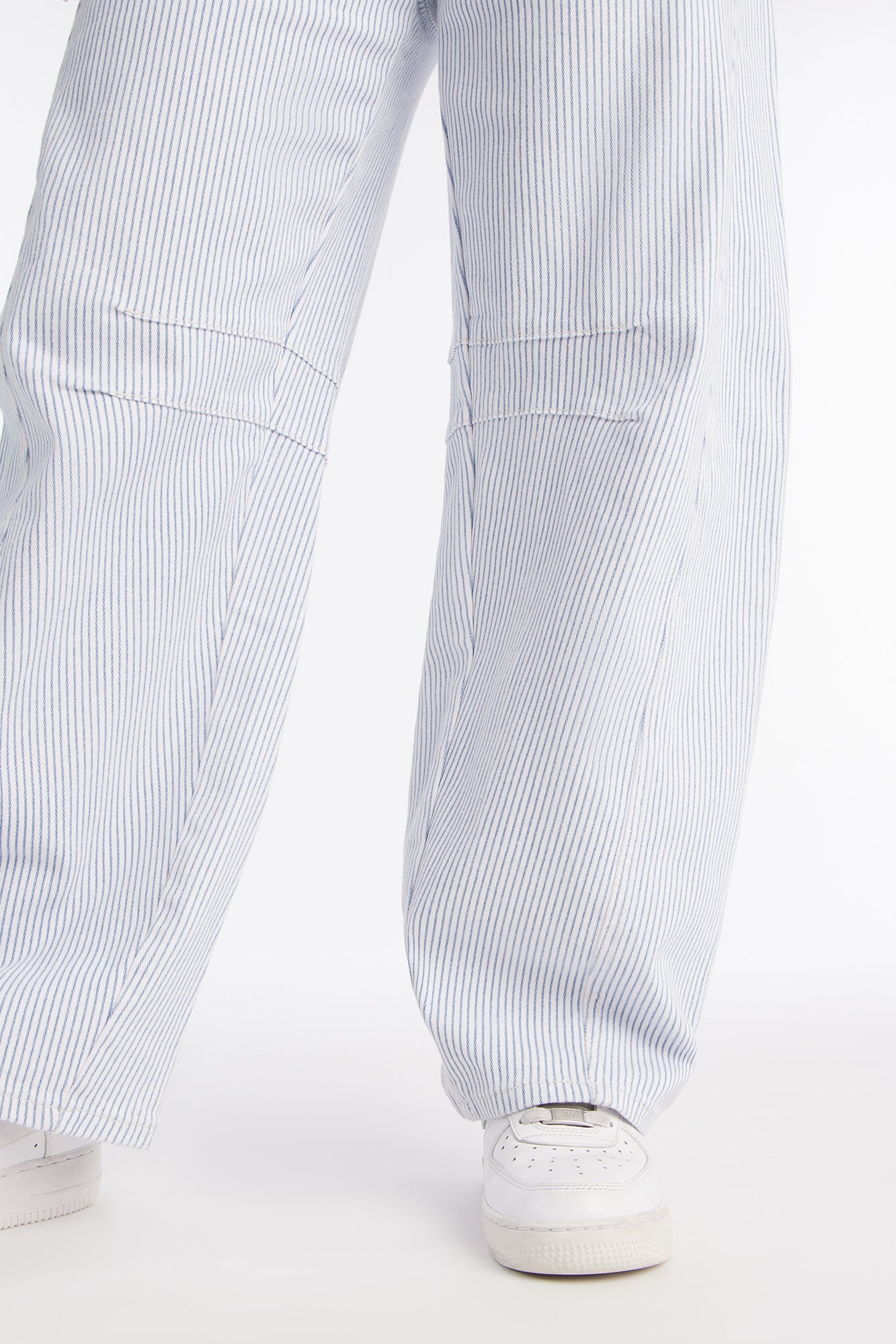 On Shore Hickory Striped Jeans - White/combo