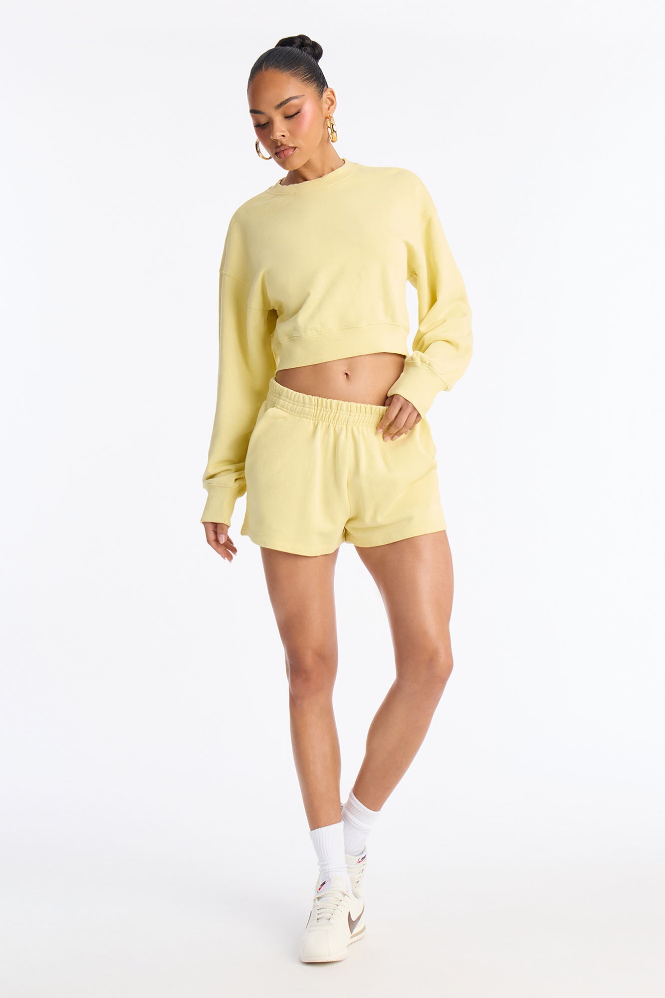 Angelina Crewneck Sweatshirt - Yellow