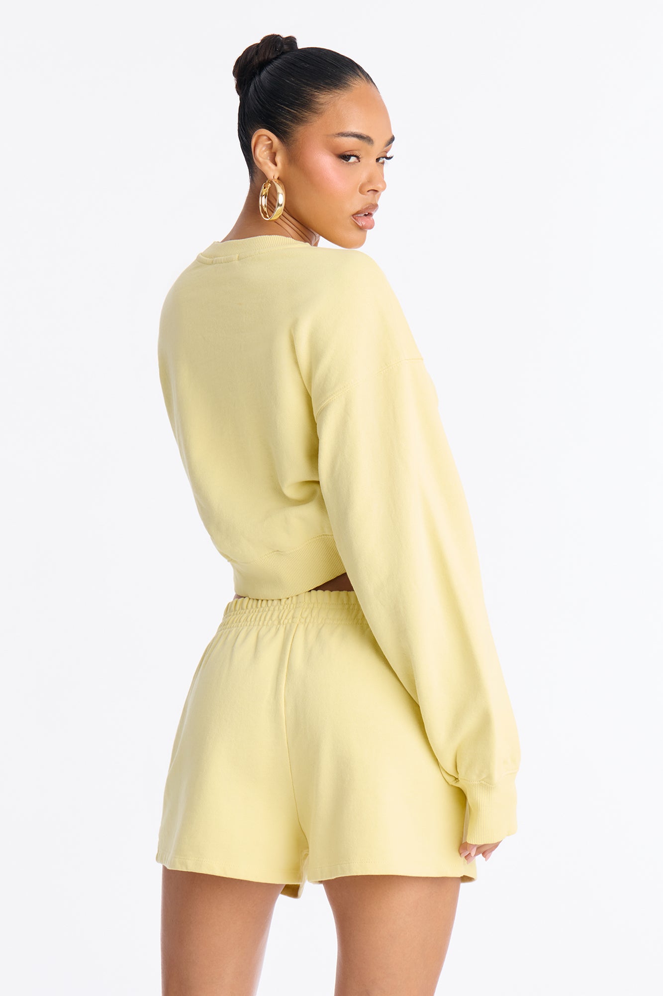 Angelina Crewneck Sweatshirt - Yellow