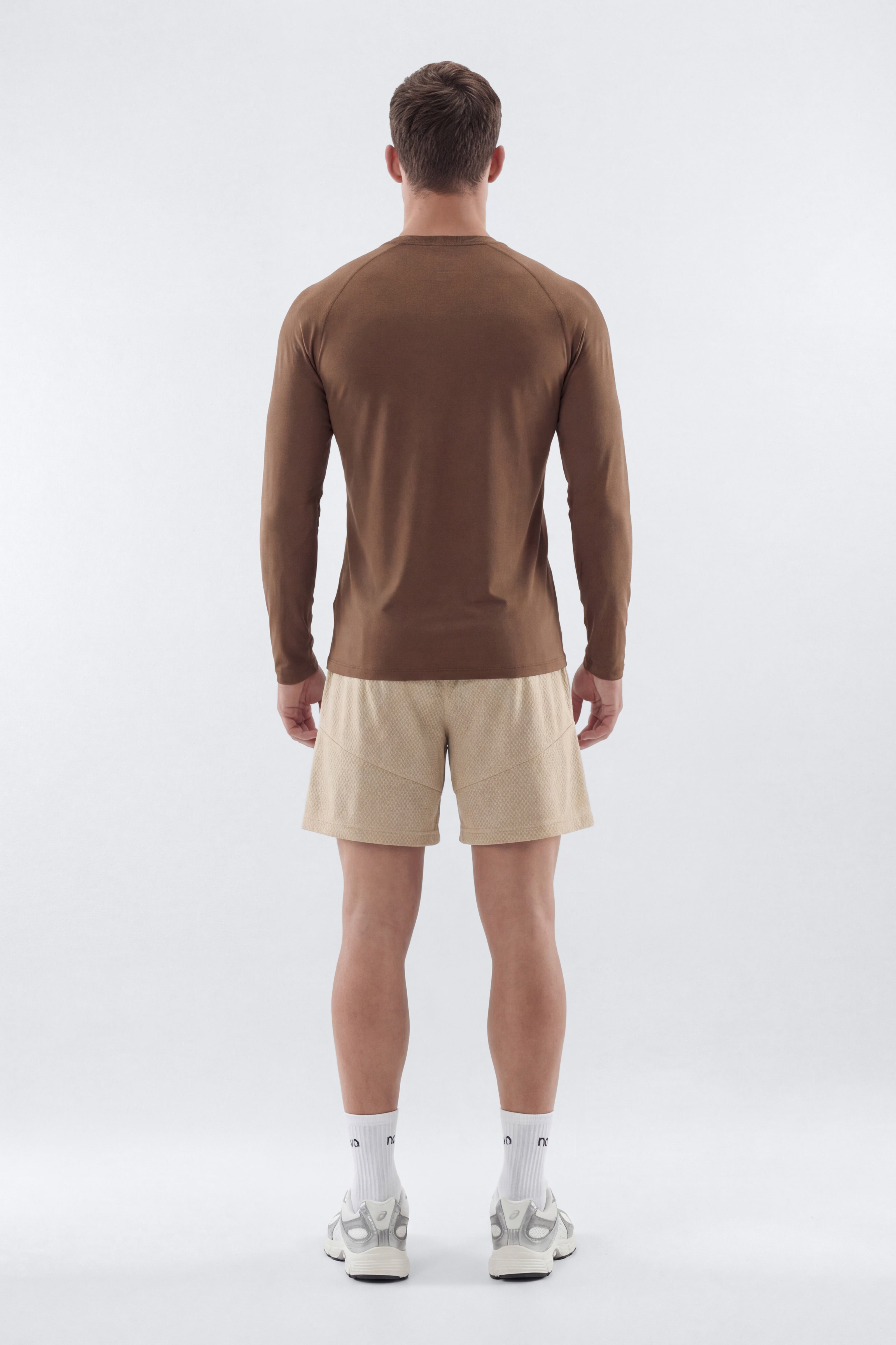HexTech™ Long Sleeve Active Top - Brown