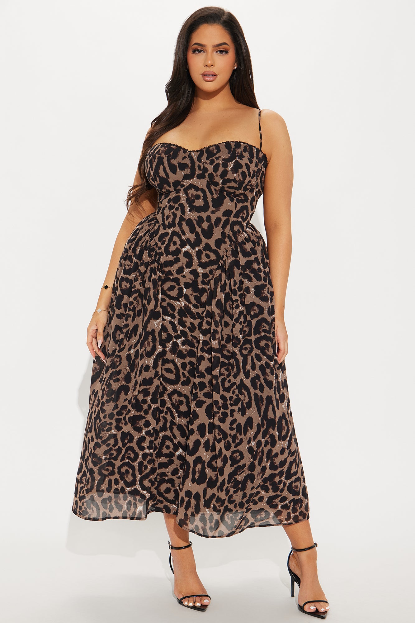Haven't Met You Leopard Maxi Dress - Leopard