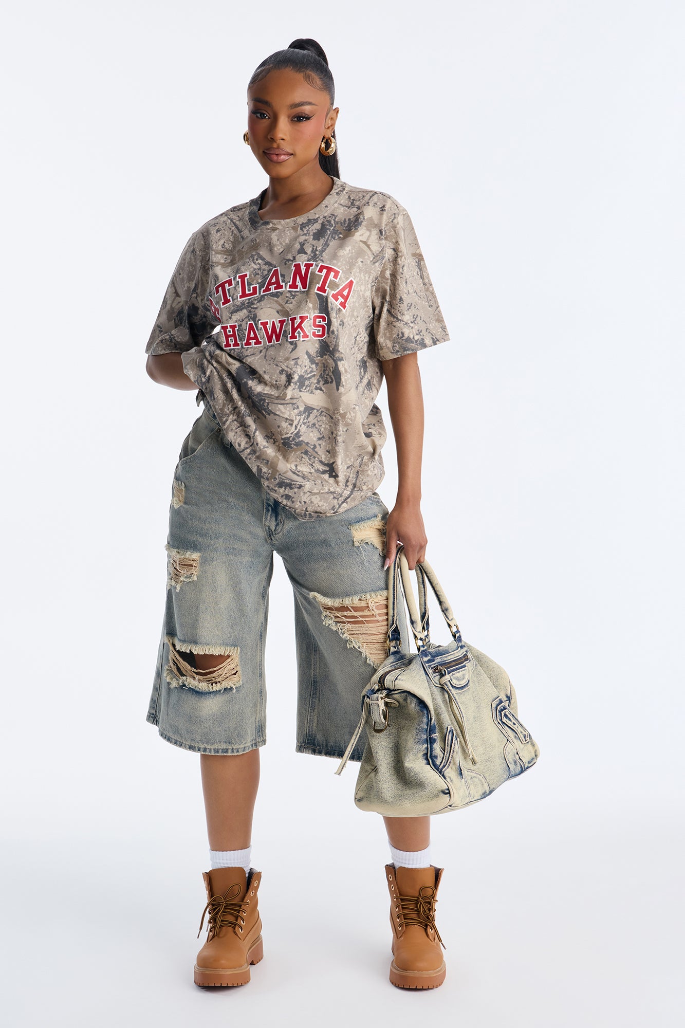 NBA Atlanta Hawks Camo Tee - Camouflage