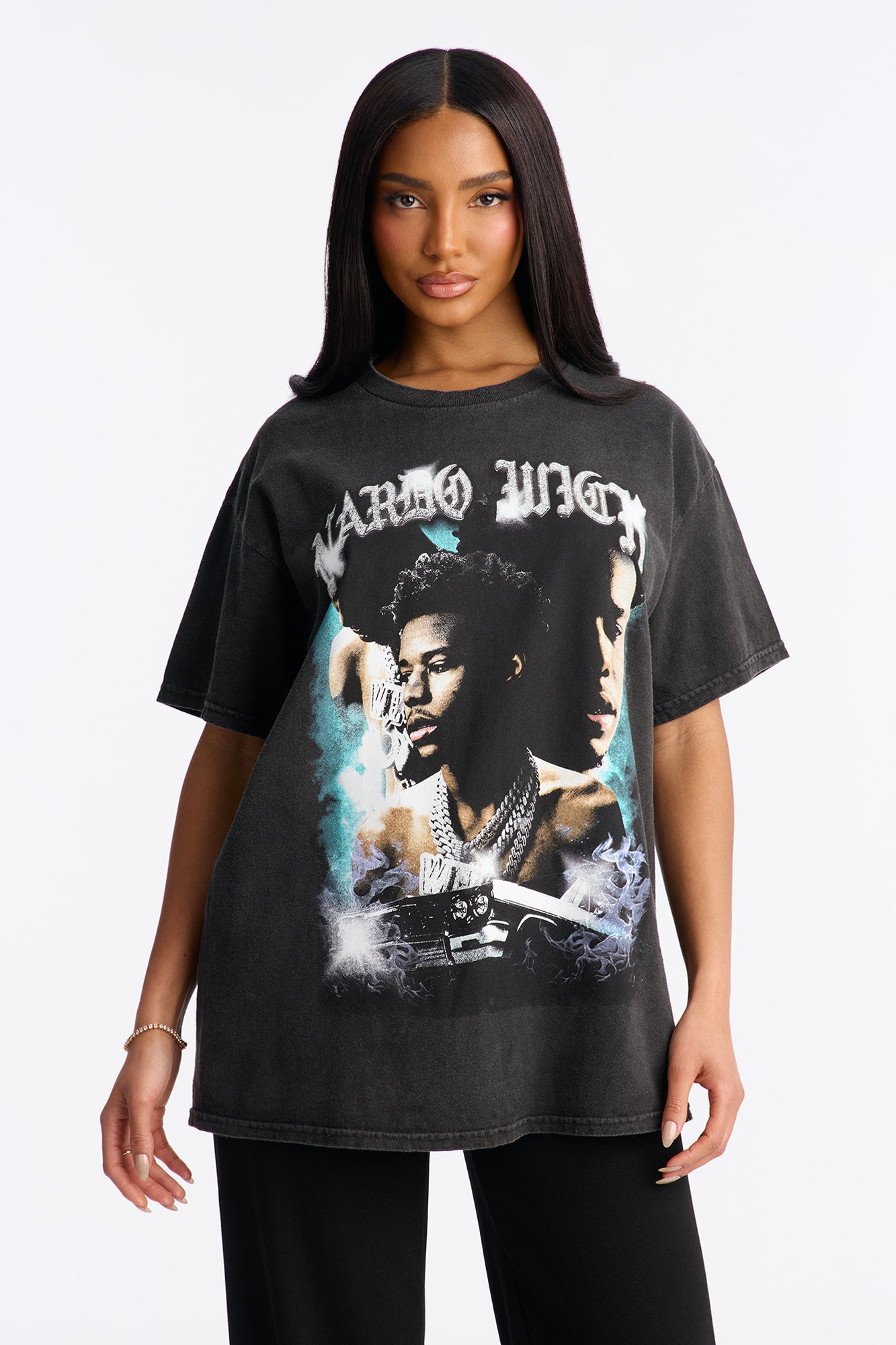 Nardo Wick Washed Tee - Black Wash