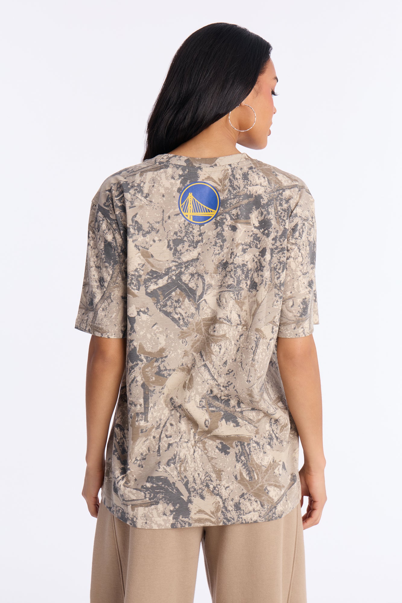NBA Golden State Warriors Camo Tee - Camouflage