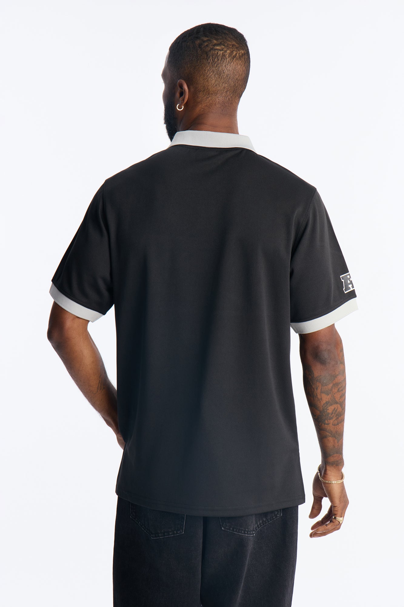 Raiders Soccer Polo - Black