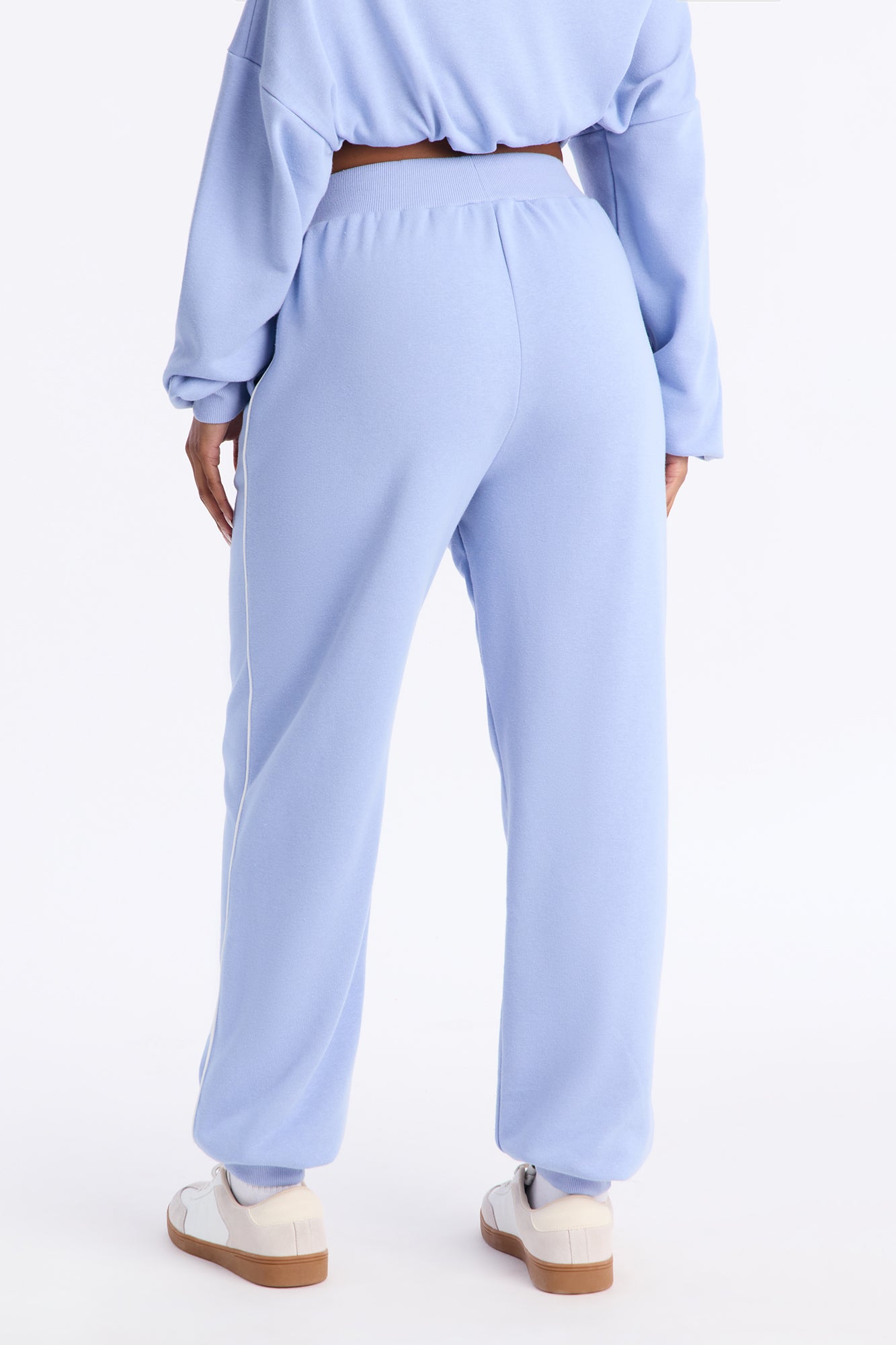 Olivia Fleece Jogger Pants - Periwinkle