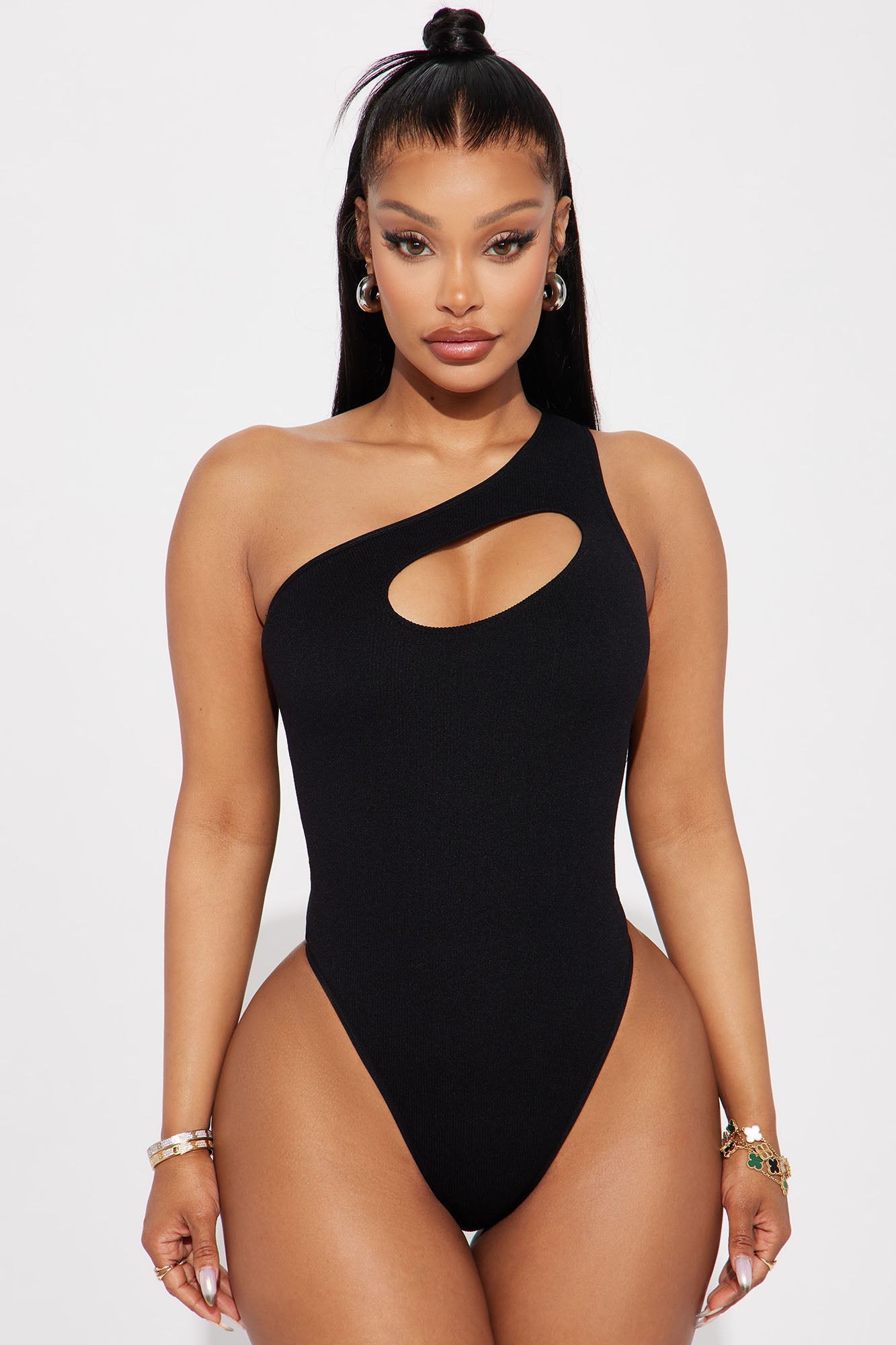Got Your Attention Bodysuit - Black