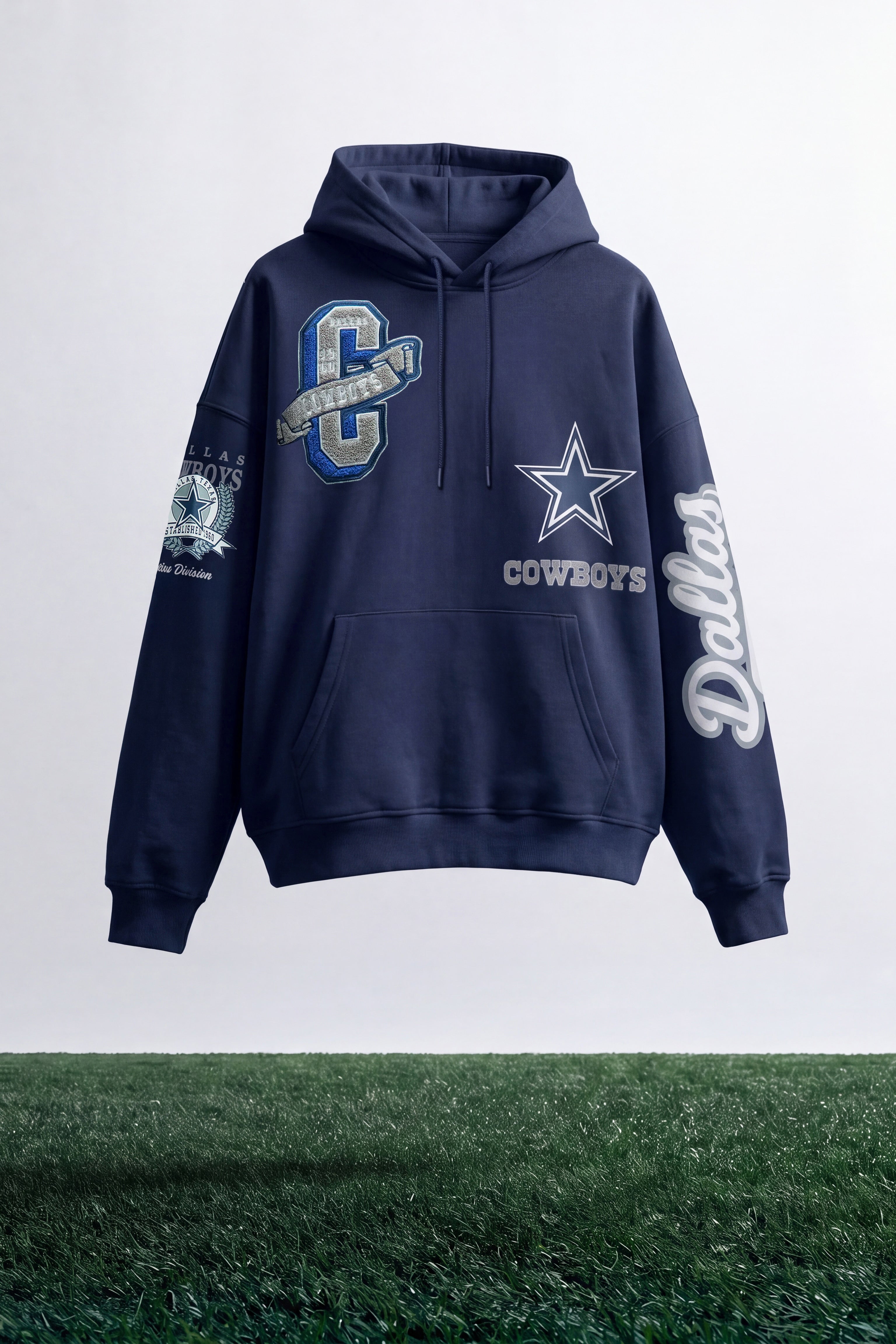 Cowboys Campus Hoodie - Navy