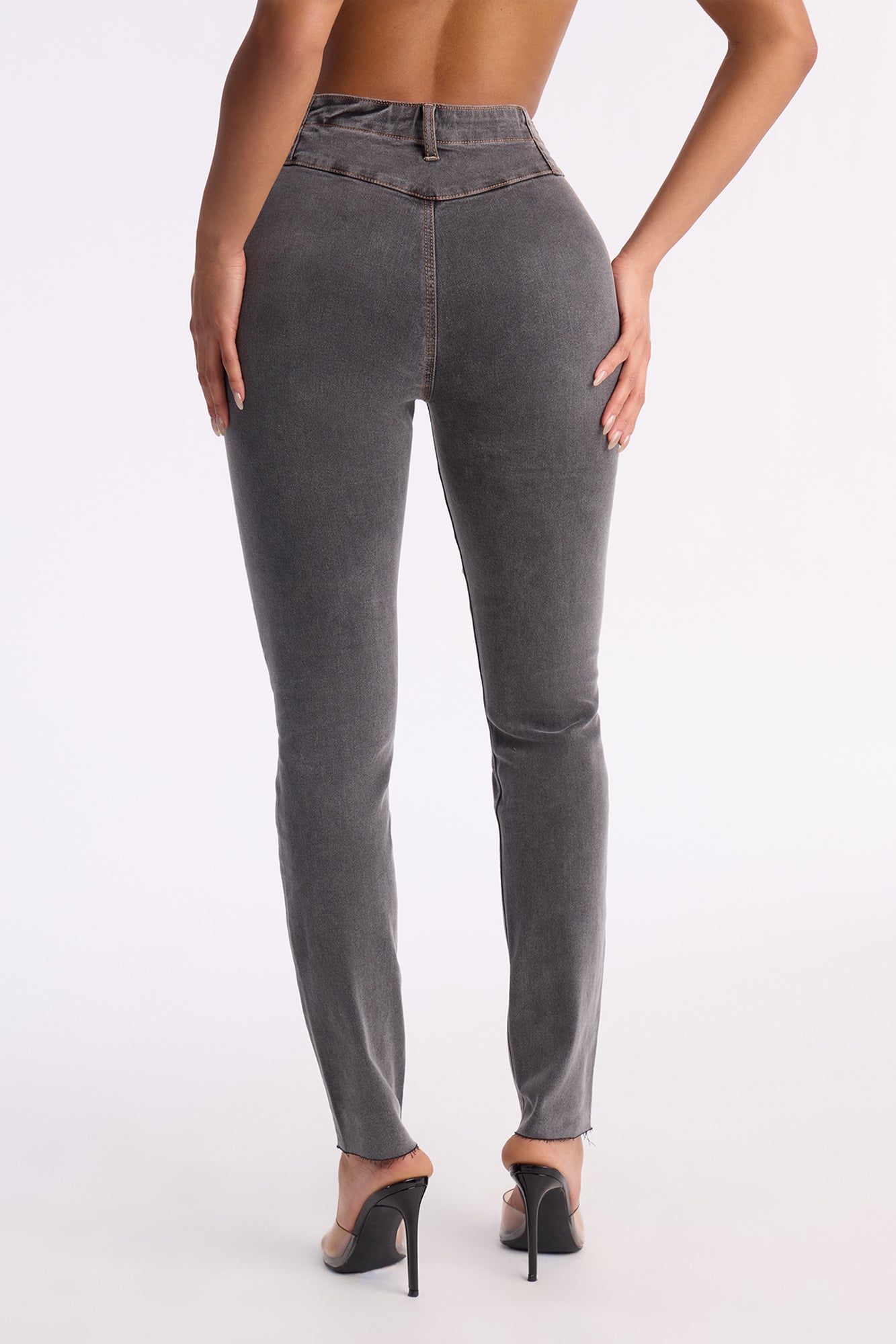 Lucca Stretch Skinny Jeans - Grey
