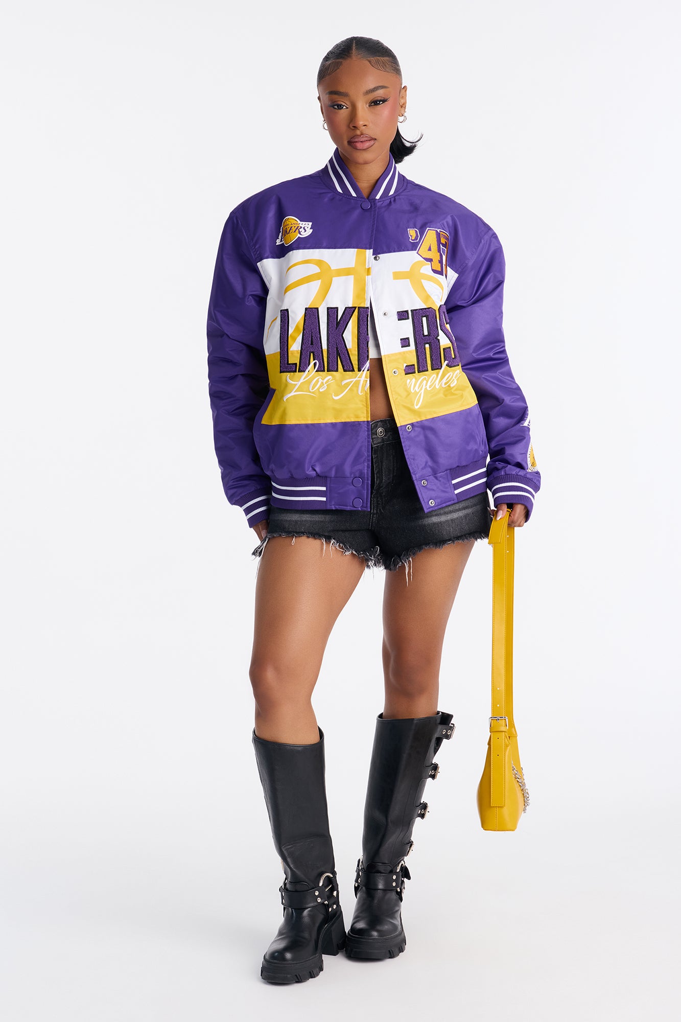 NBA LA Lakers Twill Jacket - Purple