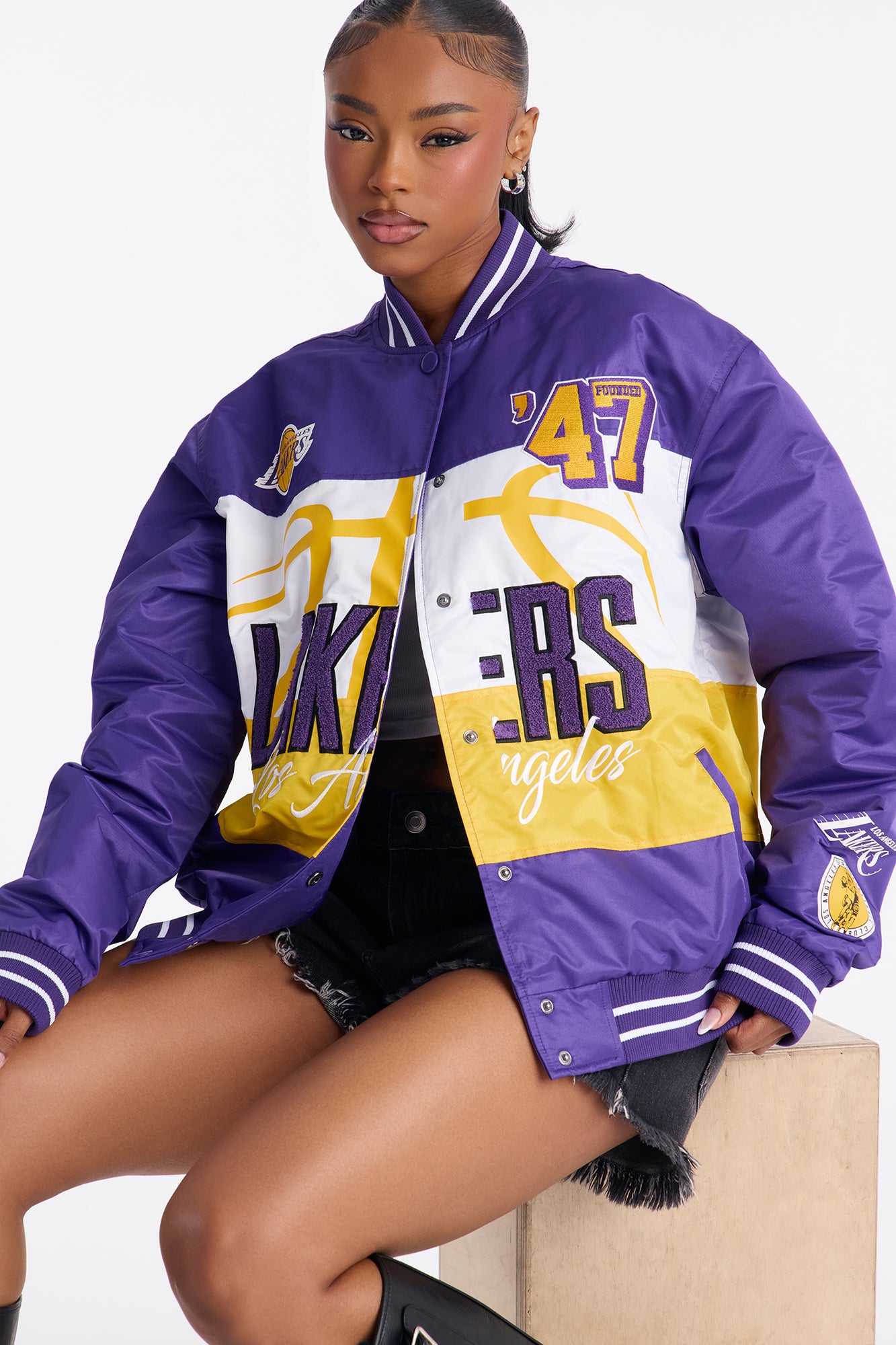 NBA LA Lakers Twill Jacket - Purple