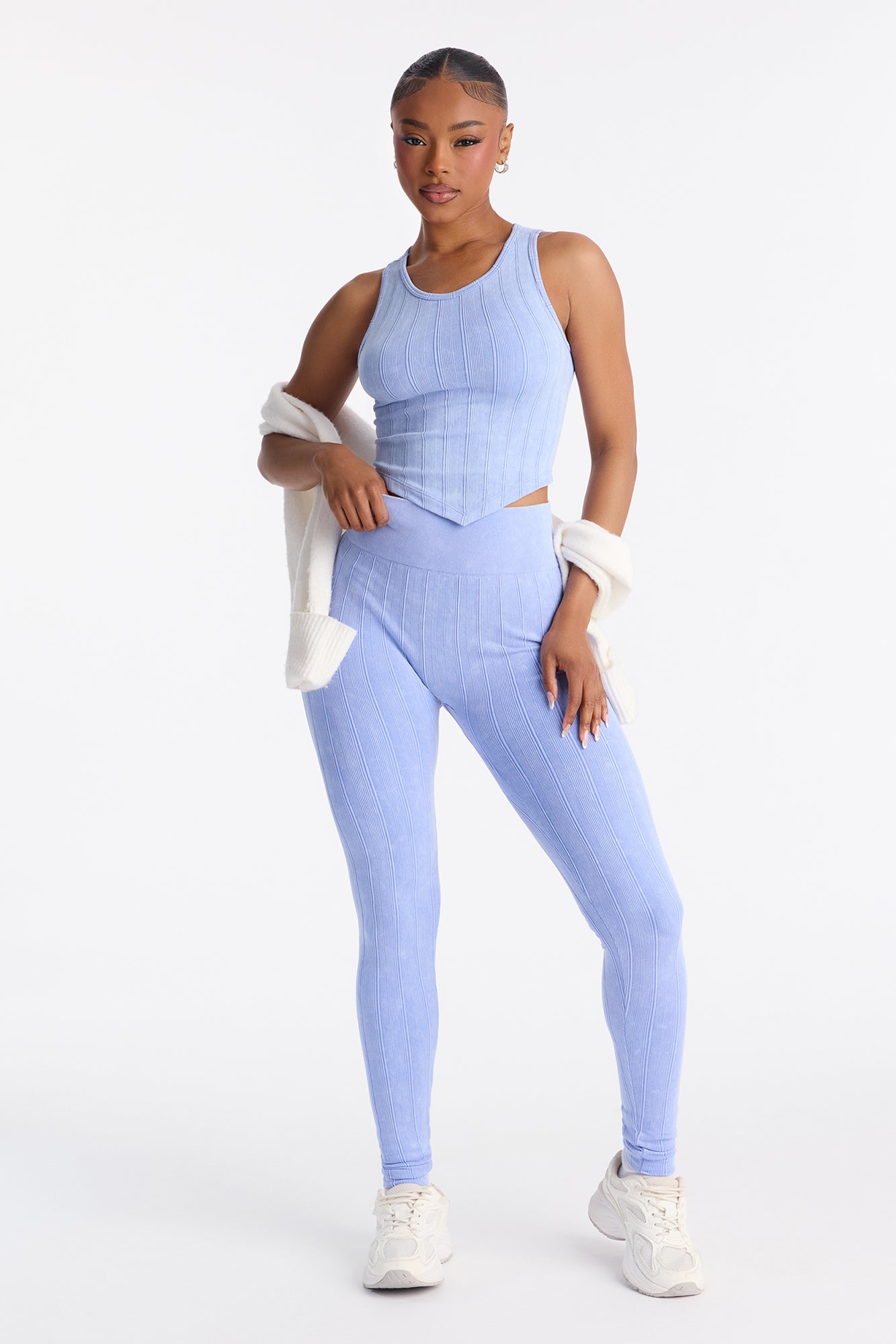 Easy Days Seamless Legging Set - Periwinkle