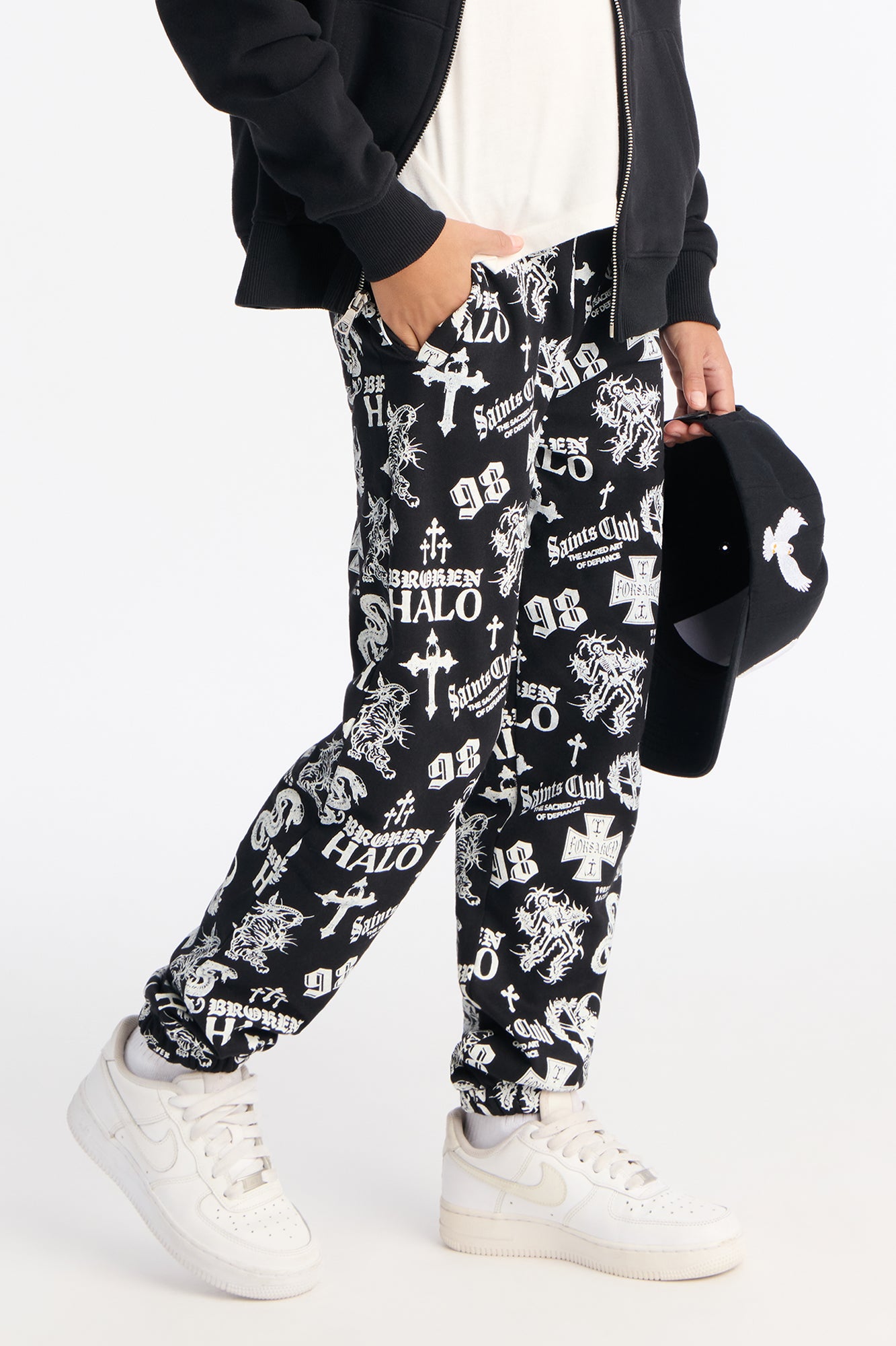 Mini Forsaken Jogger Pants - Black
