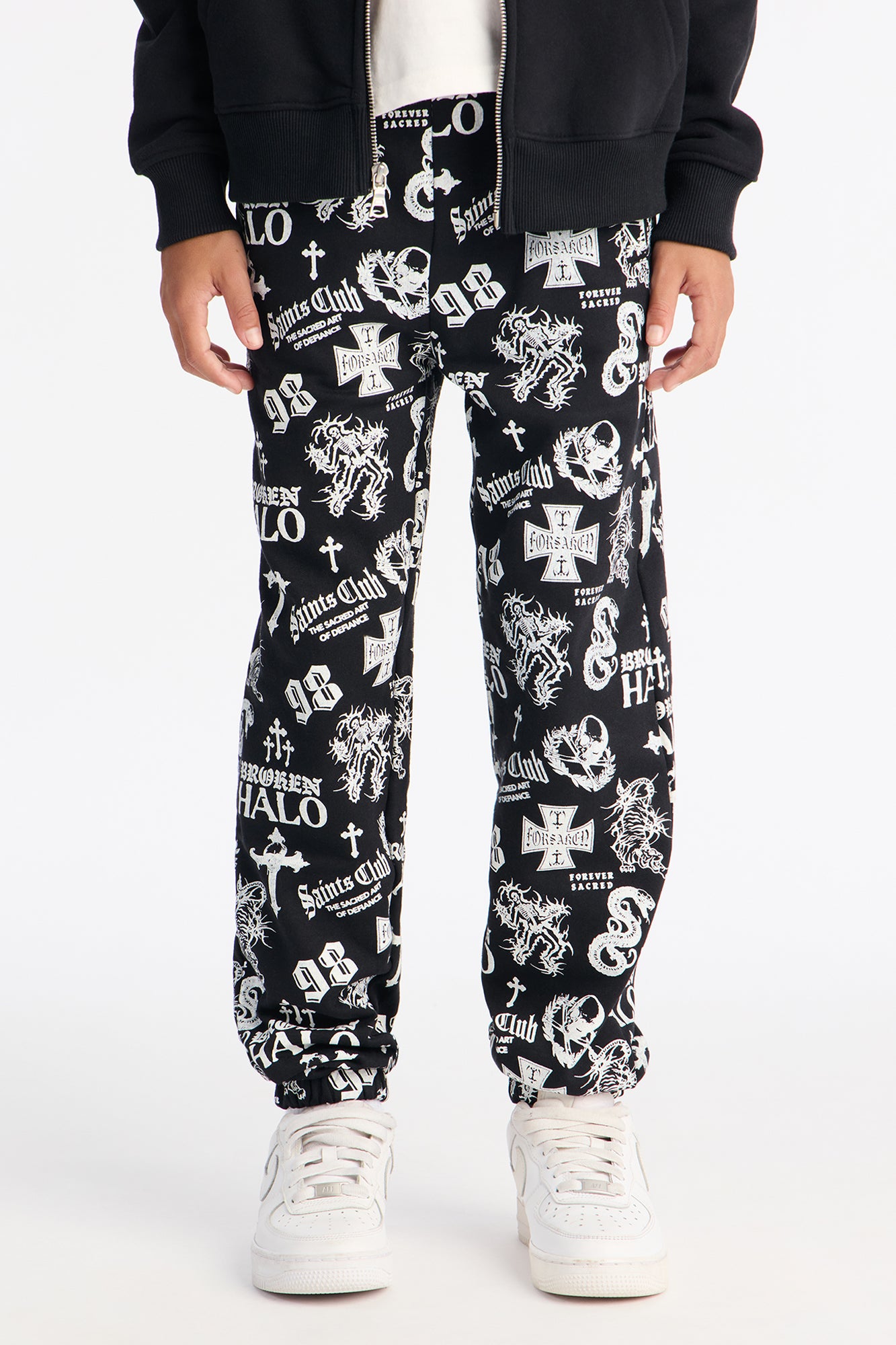 Mini Forsaken Jogger Pants - Black