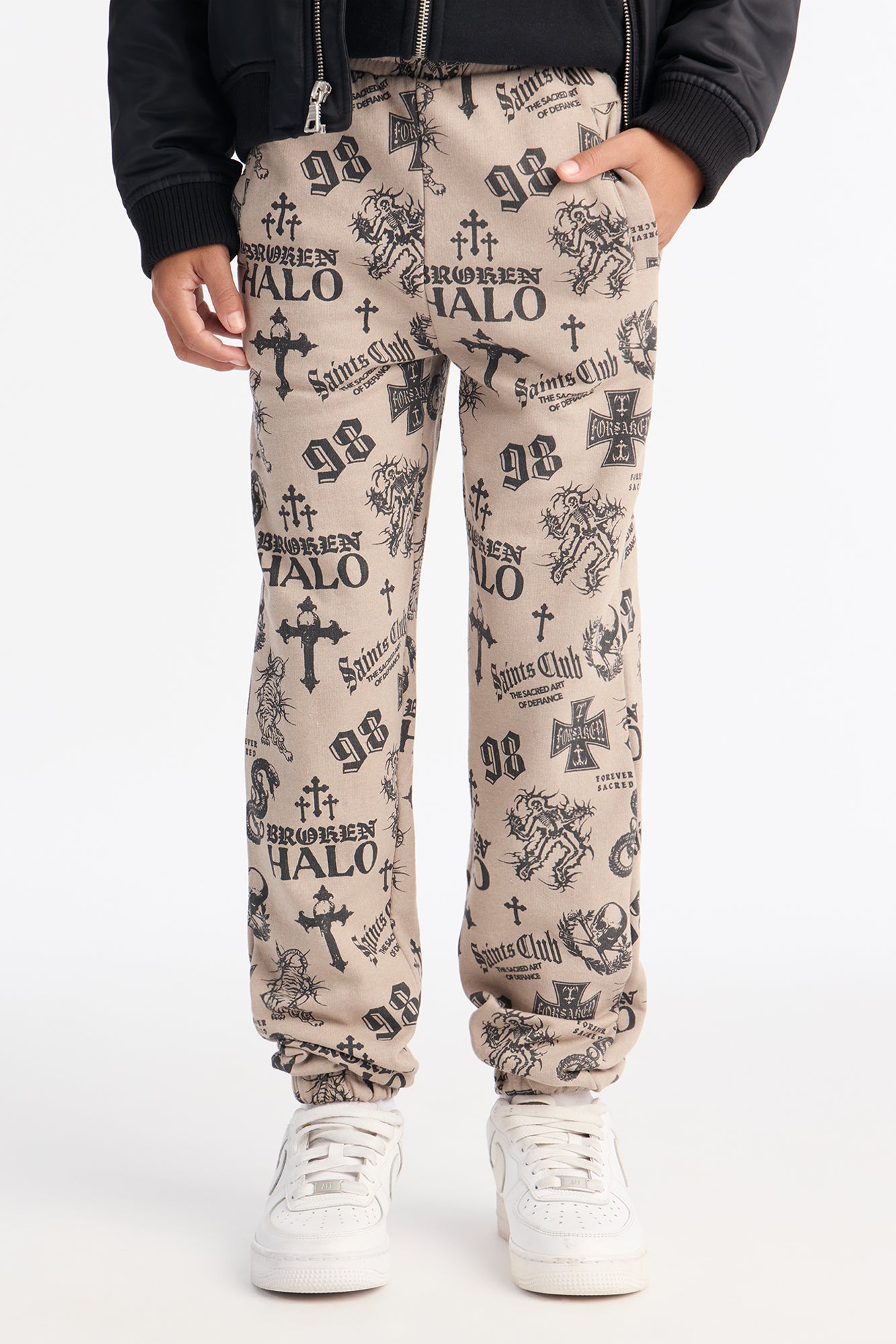 Mini Forever Sacred Jogger Pants - Grey
