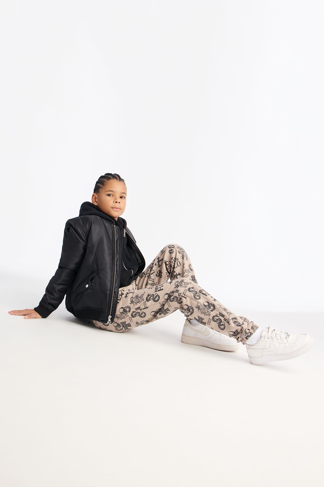 Mini Forever Sacred Jogger Pants - Grey