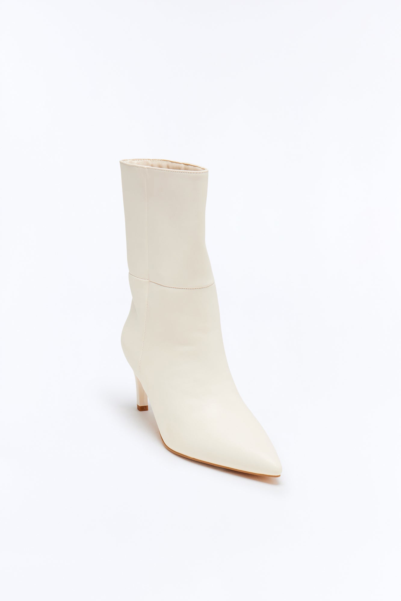 Chip Ankle Booties - Cream