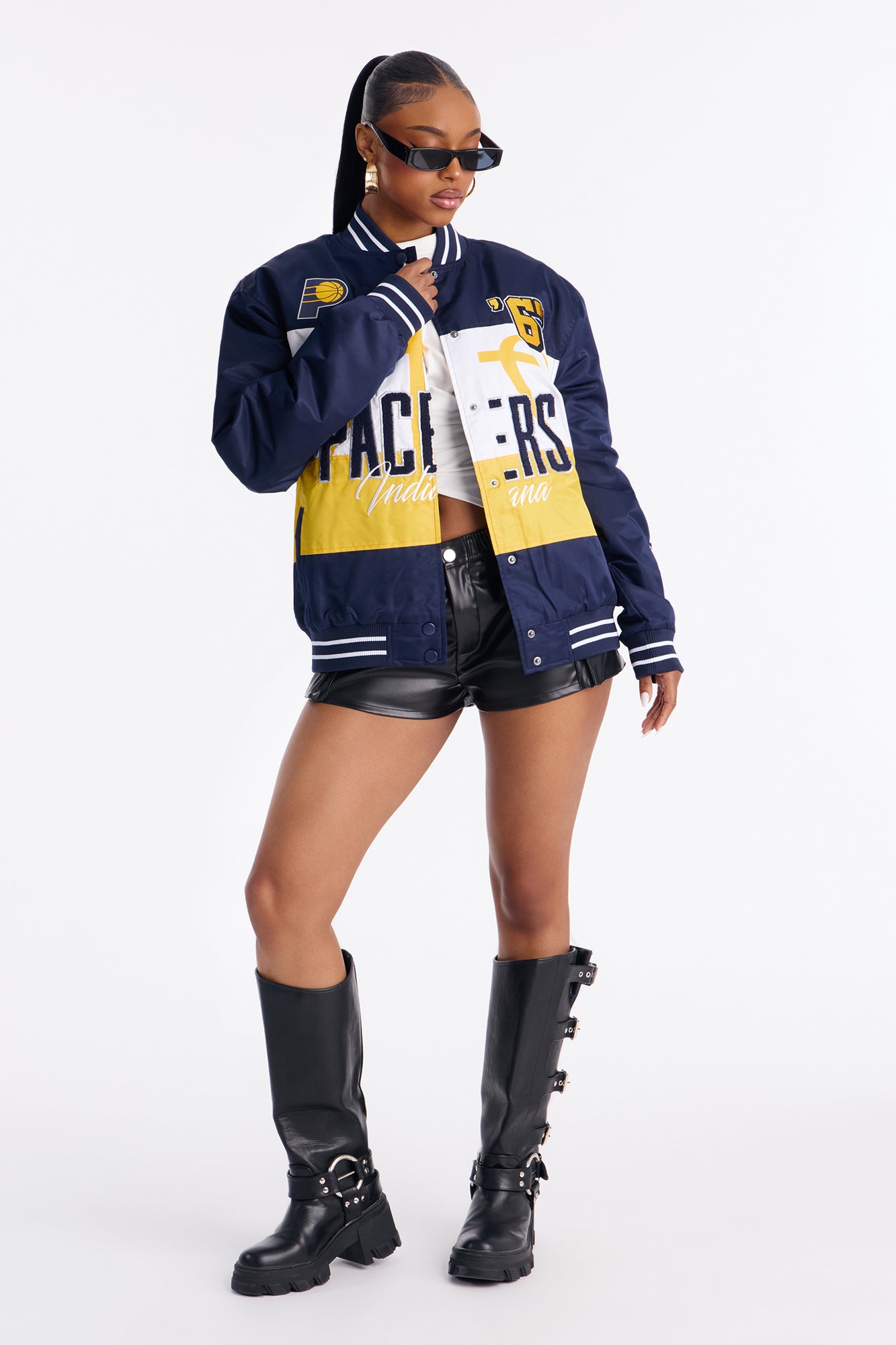 NBA Indiana Pacers Twill Jacket - Navy