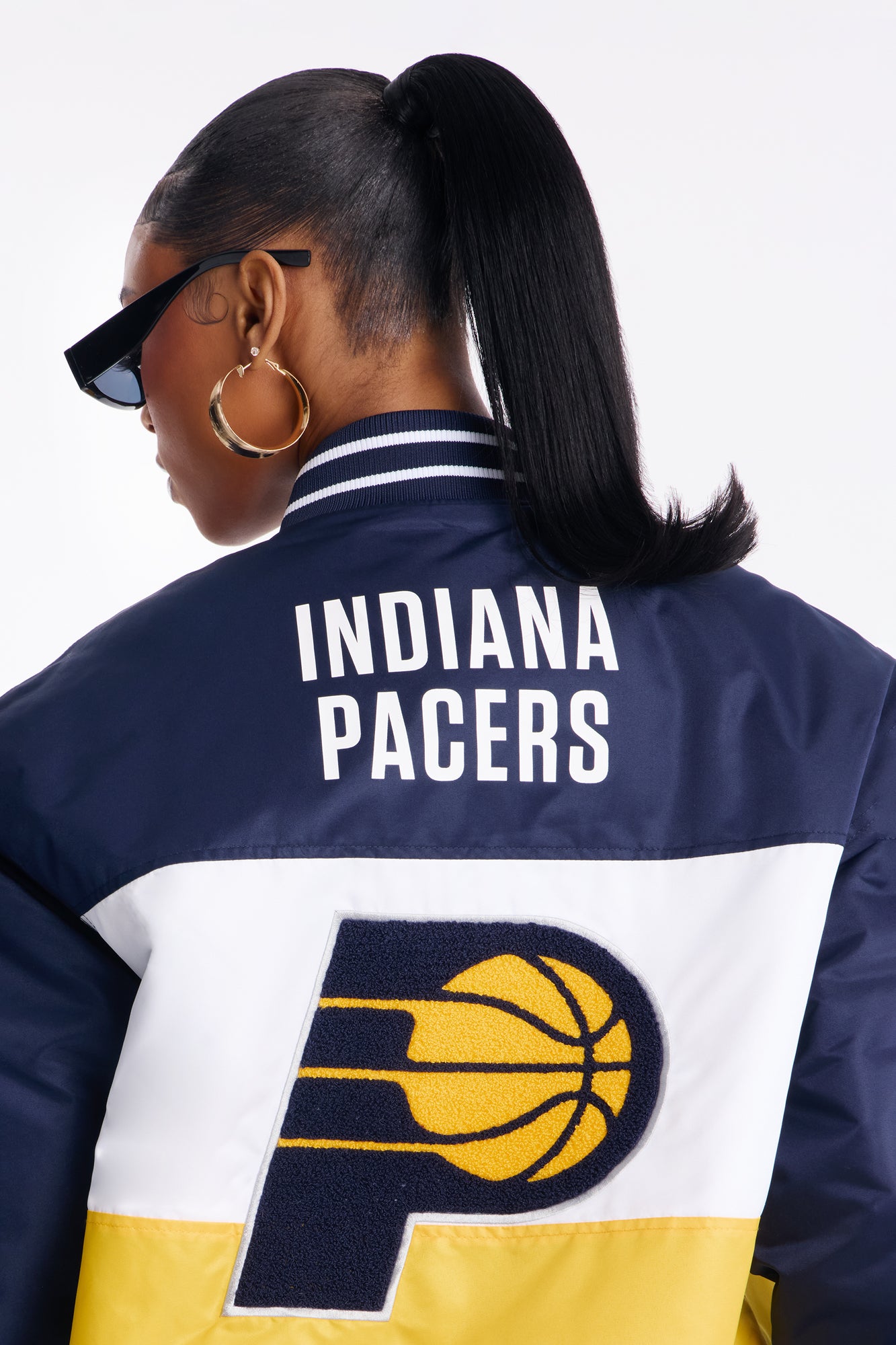 NBA Indiana Pacers Twill Jacket - Navy