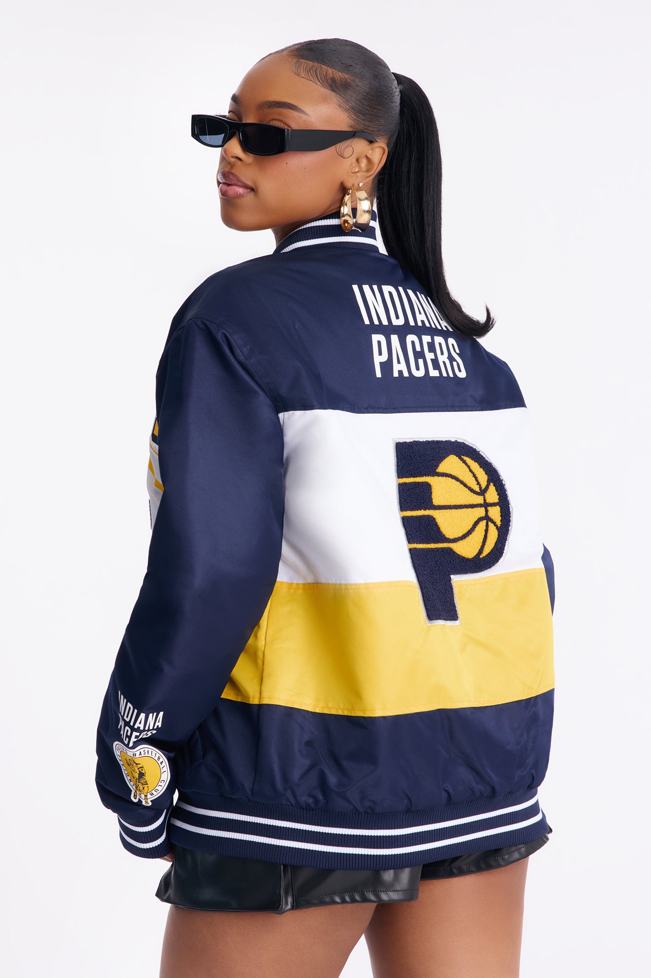 NBA Indiana Pacers Twill Jacket - Navy
