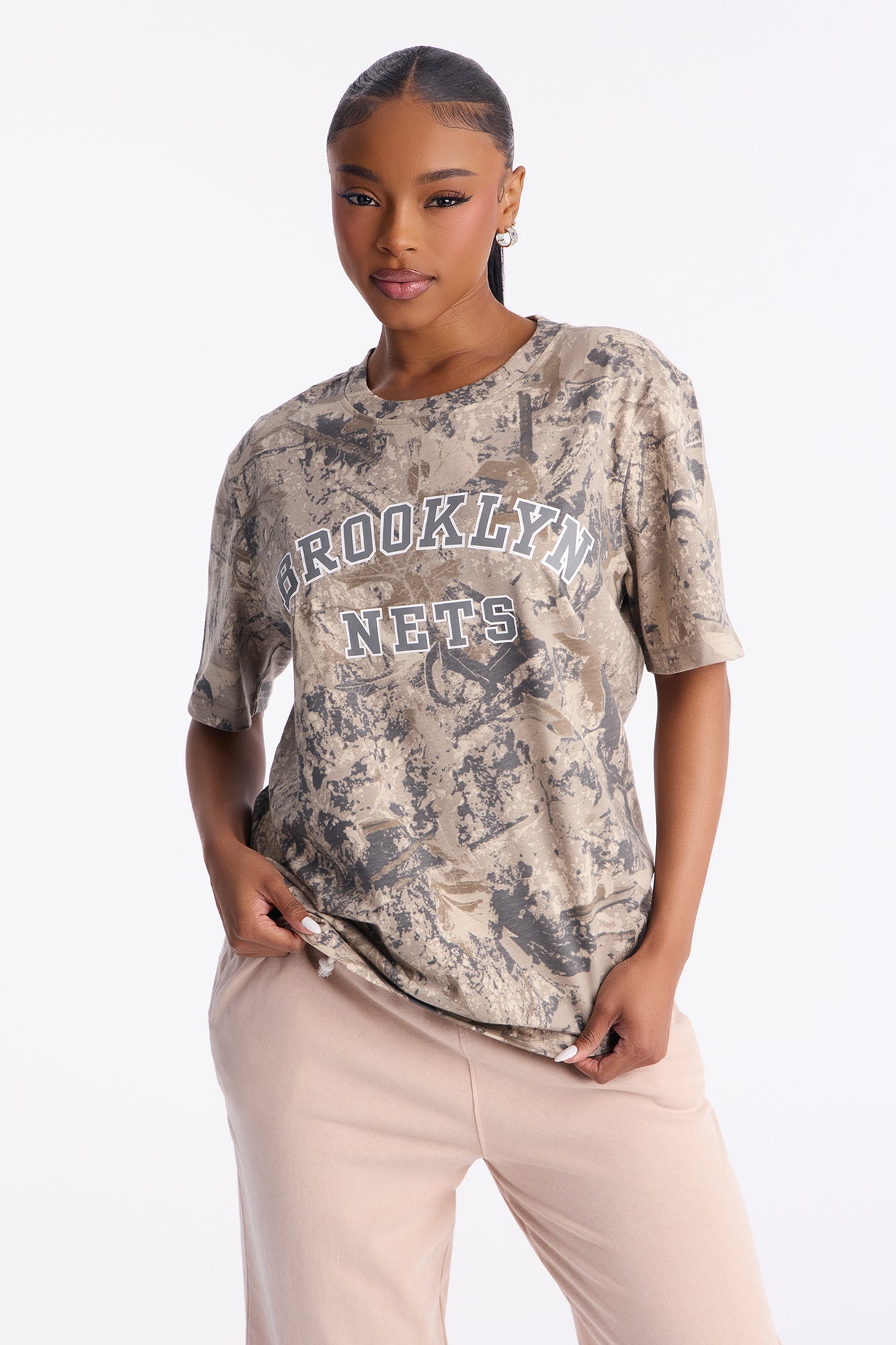 NBA Brooklyn Nets Camo Tee - Camouflage