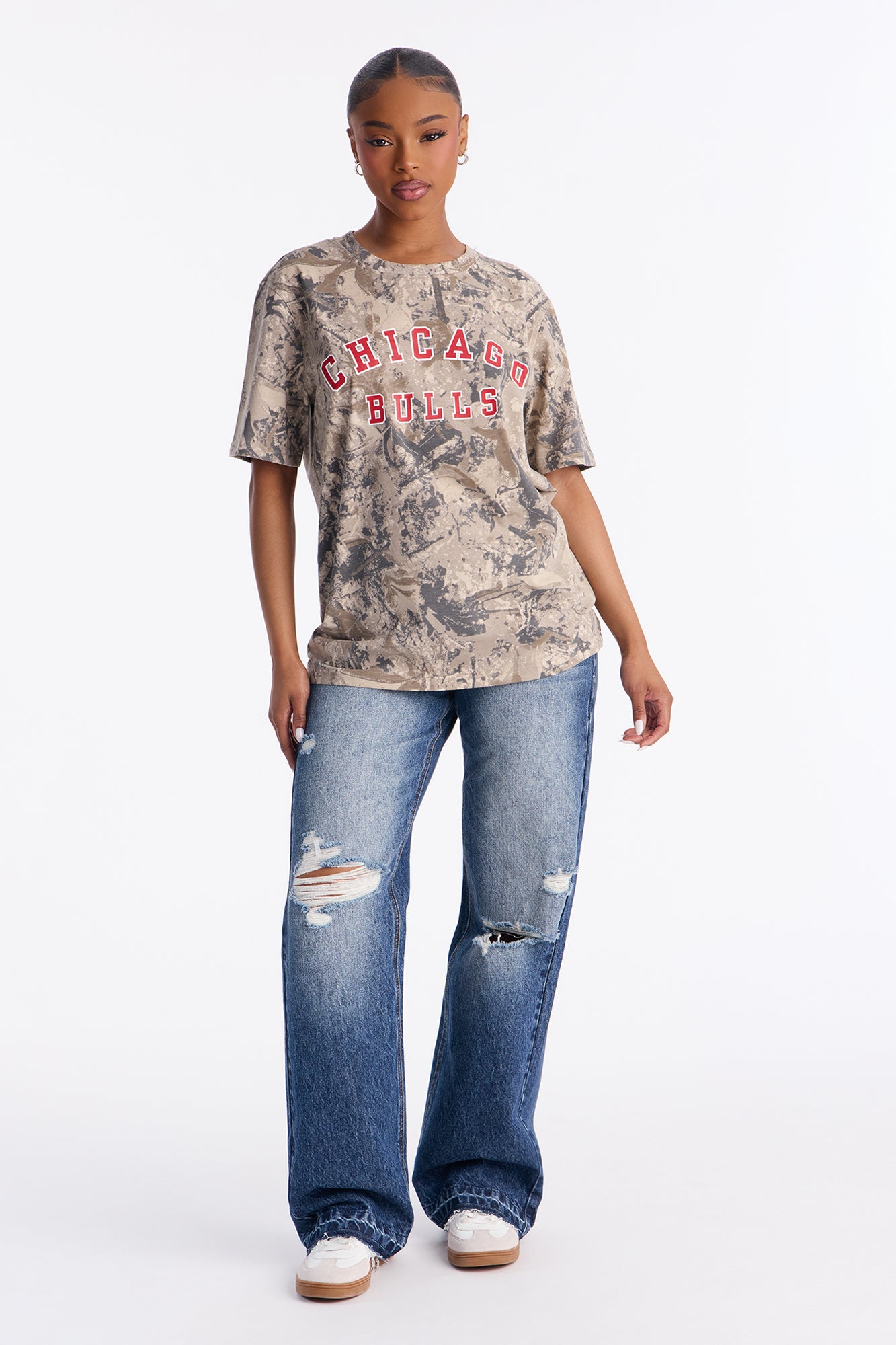 NBA Chicago Bulls Camo Tee - Camouflage