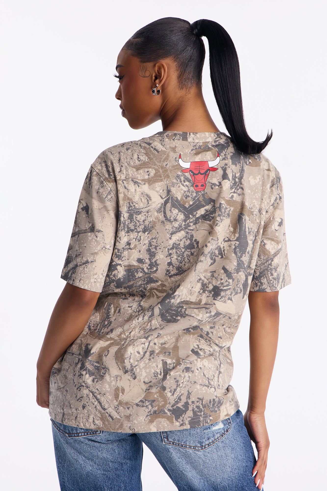 NBA Chicago Bulls Camo Tee - Camouflage