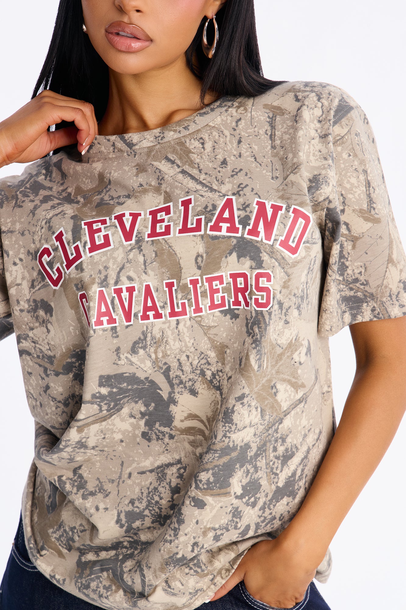 NBA Cleveland Cavaliers Camo Tee - Camouflage