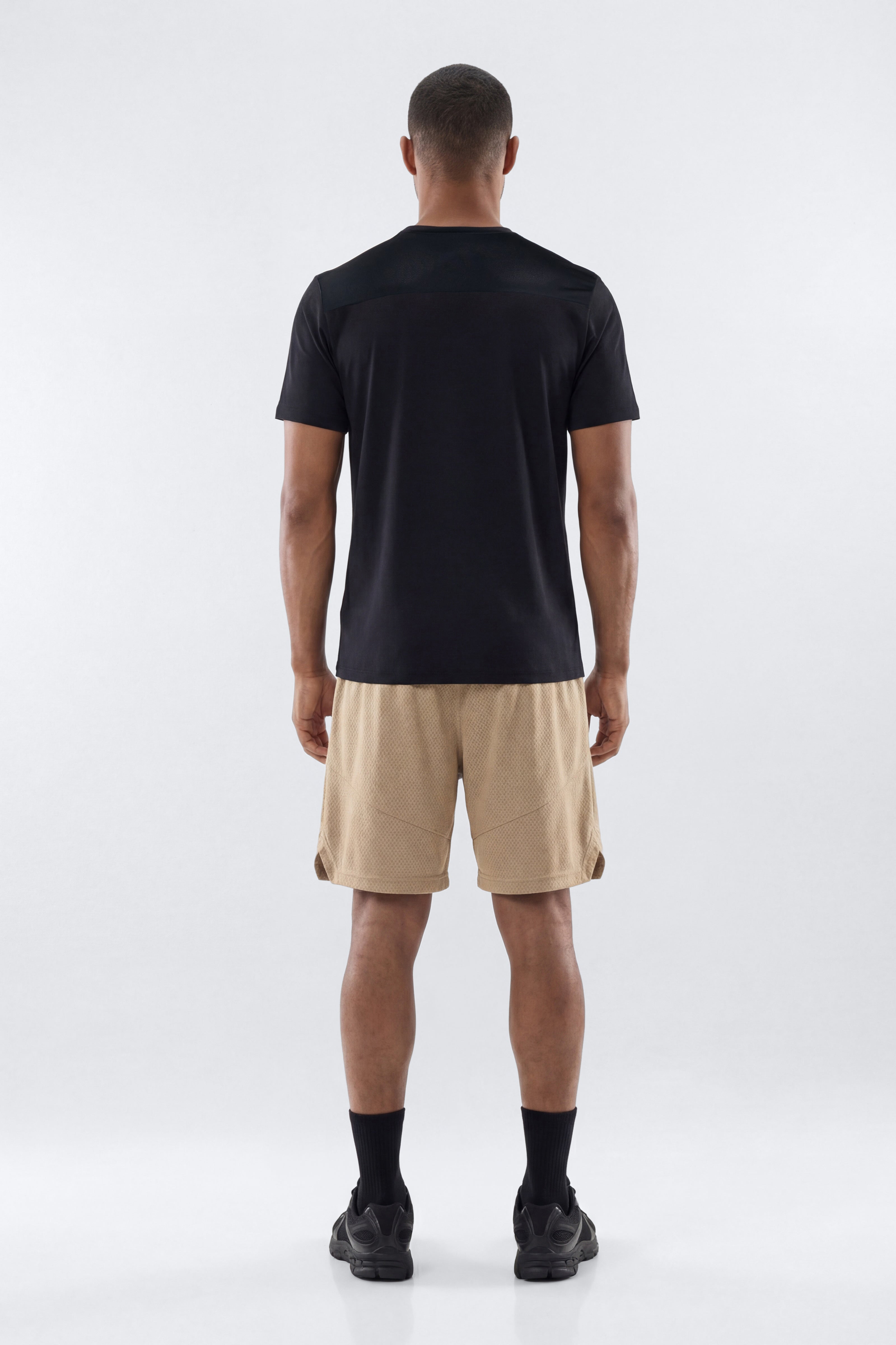 HexTech™ Crew Neck Active Top - Black