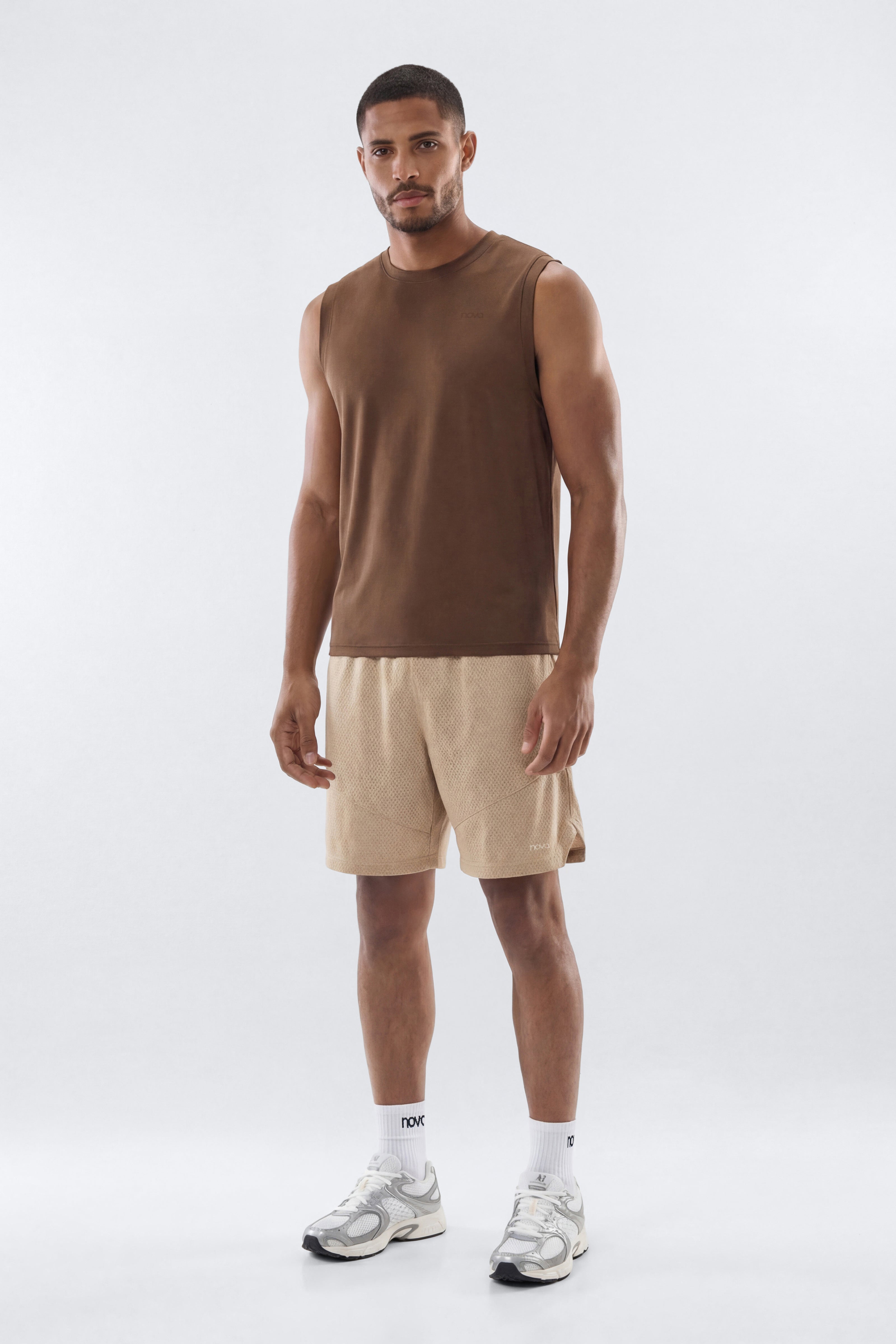 HexTech™ Active Muscle T-Shirt - Brown