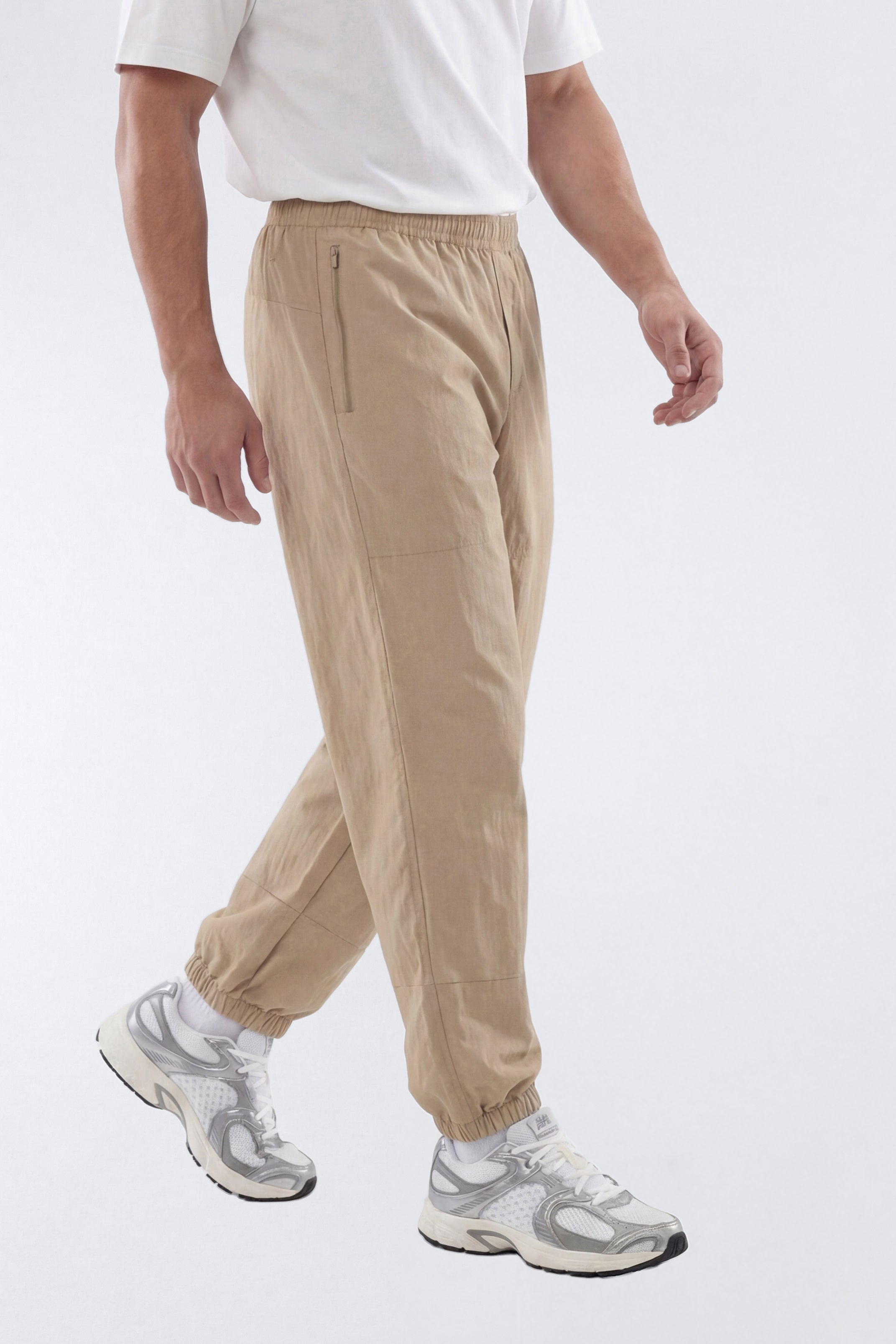 CoreNylon 32″ Track Pant - Taupe