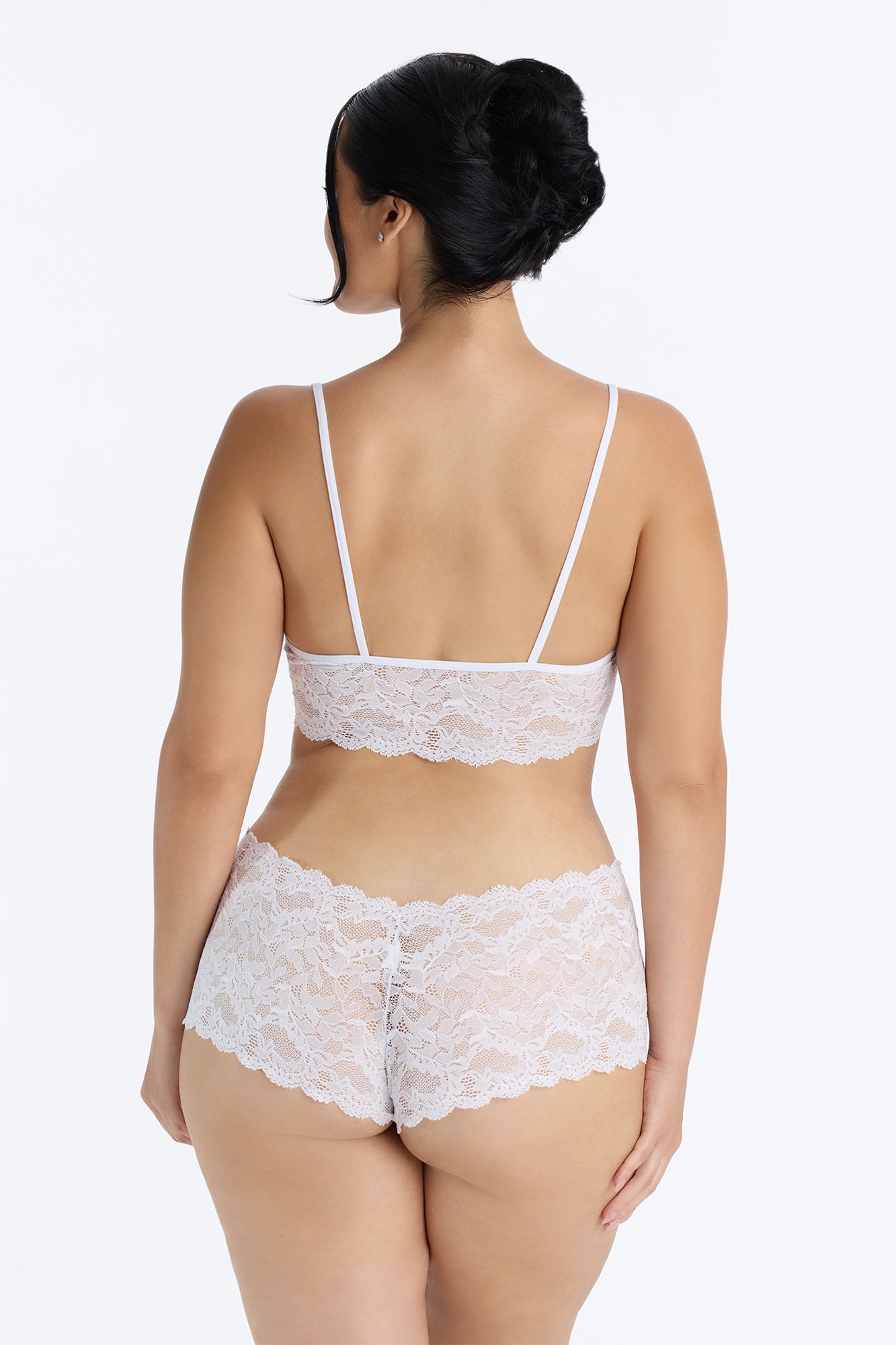 Sultry Moments Lace 2 Piece Set - White