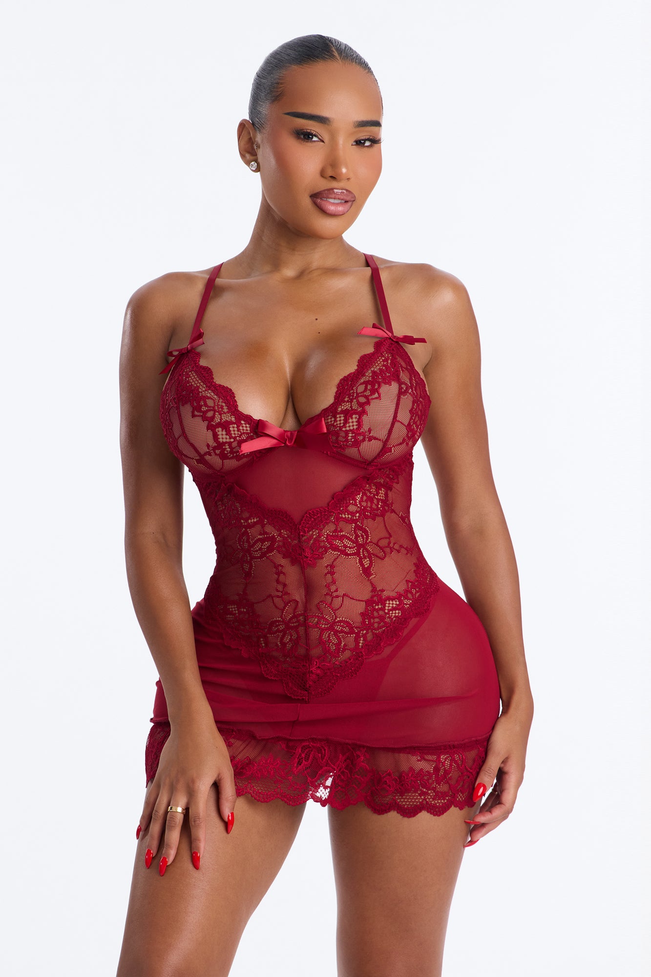 Best You Ever Had Babydoll - DarkRed