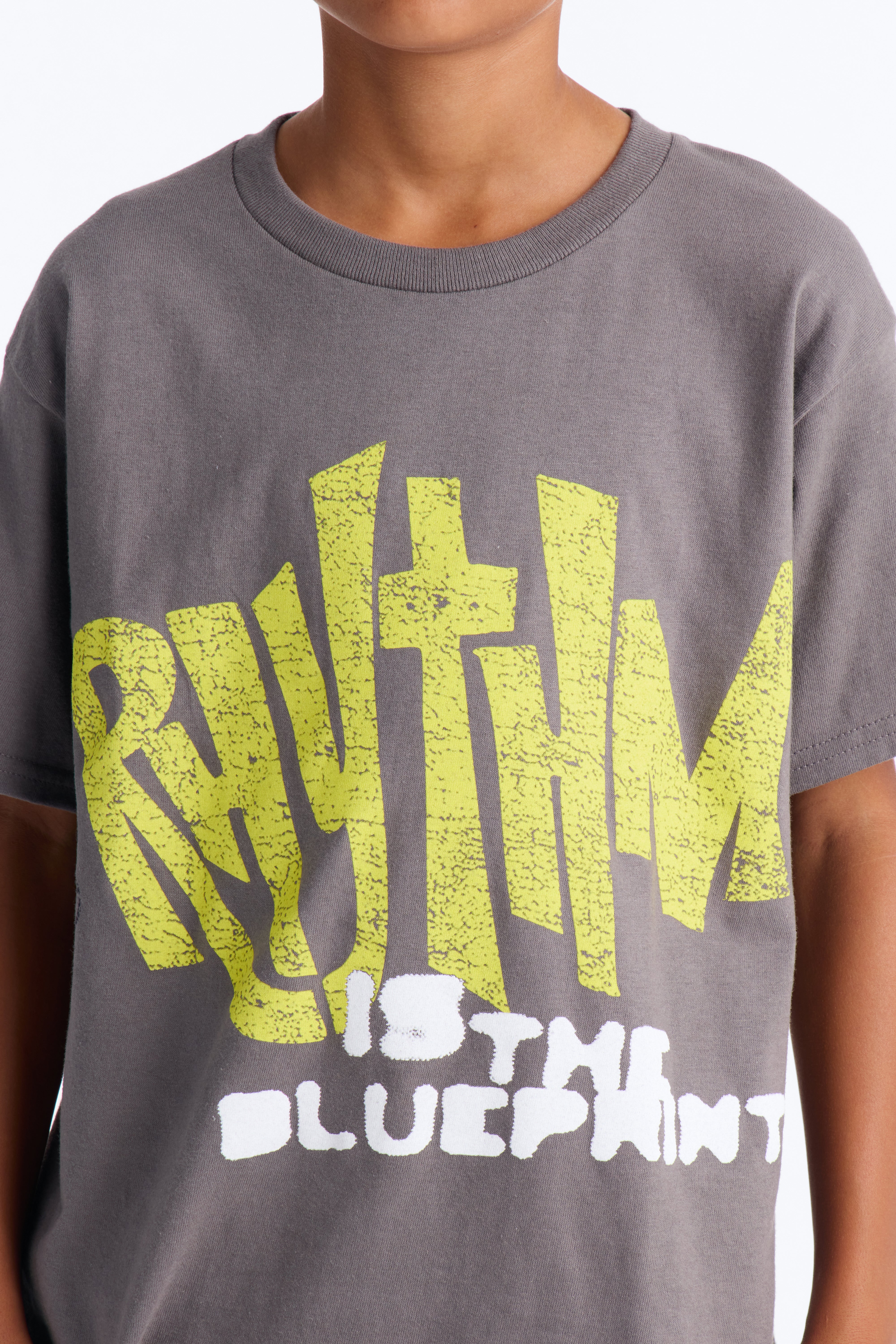 Mini Our Rhythm Short Sleeve Tee - Grey