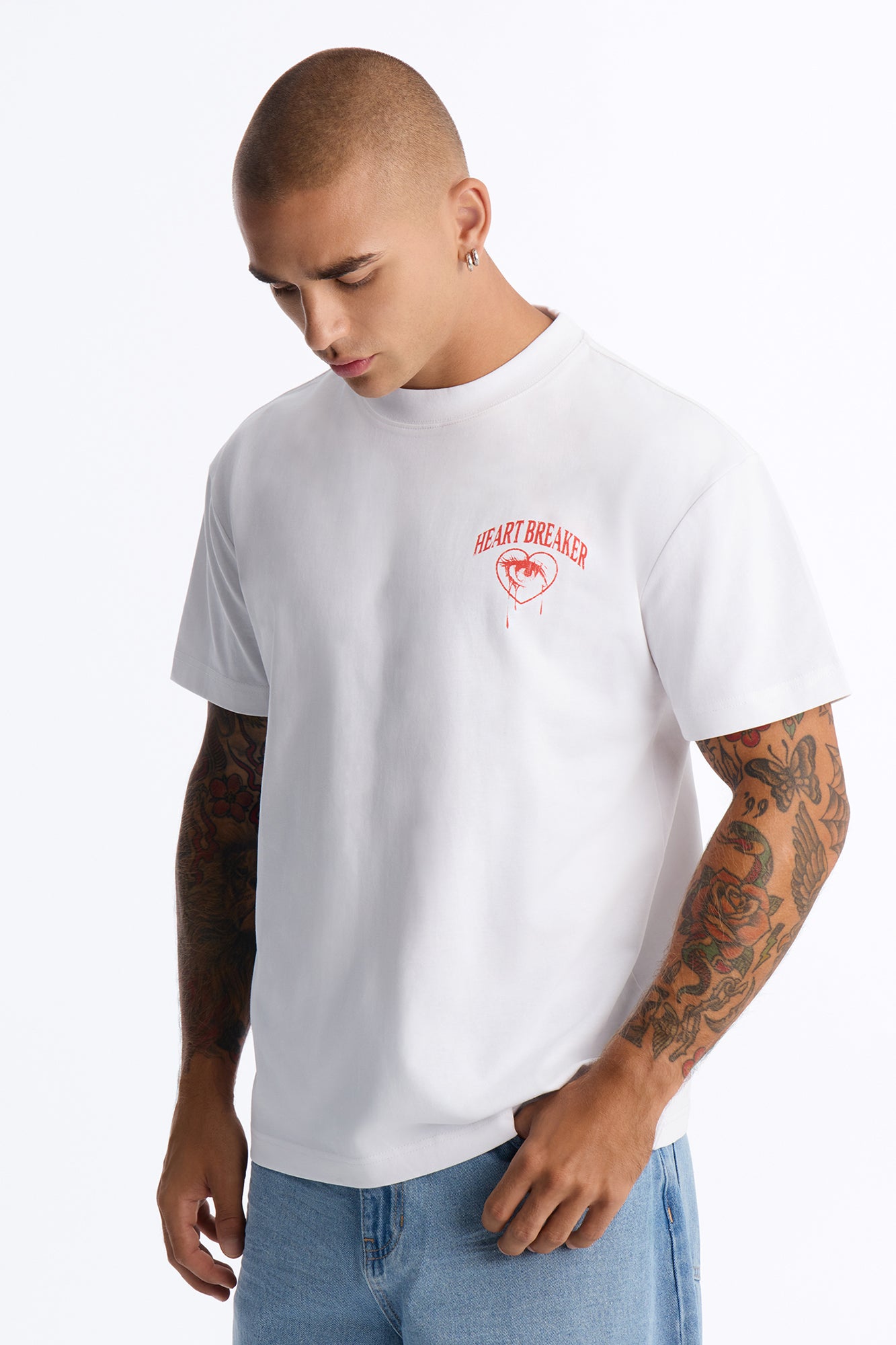 Love Now Cry Later Short Sleeve Tee - White