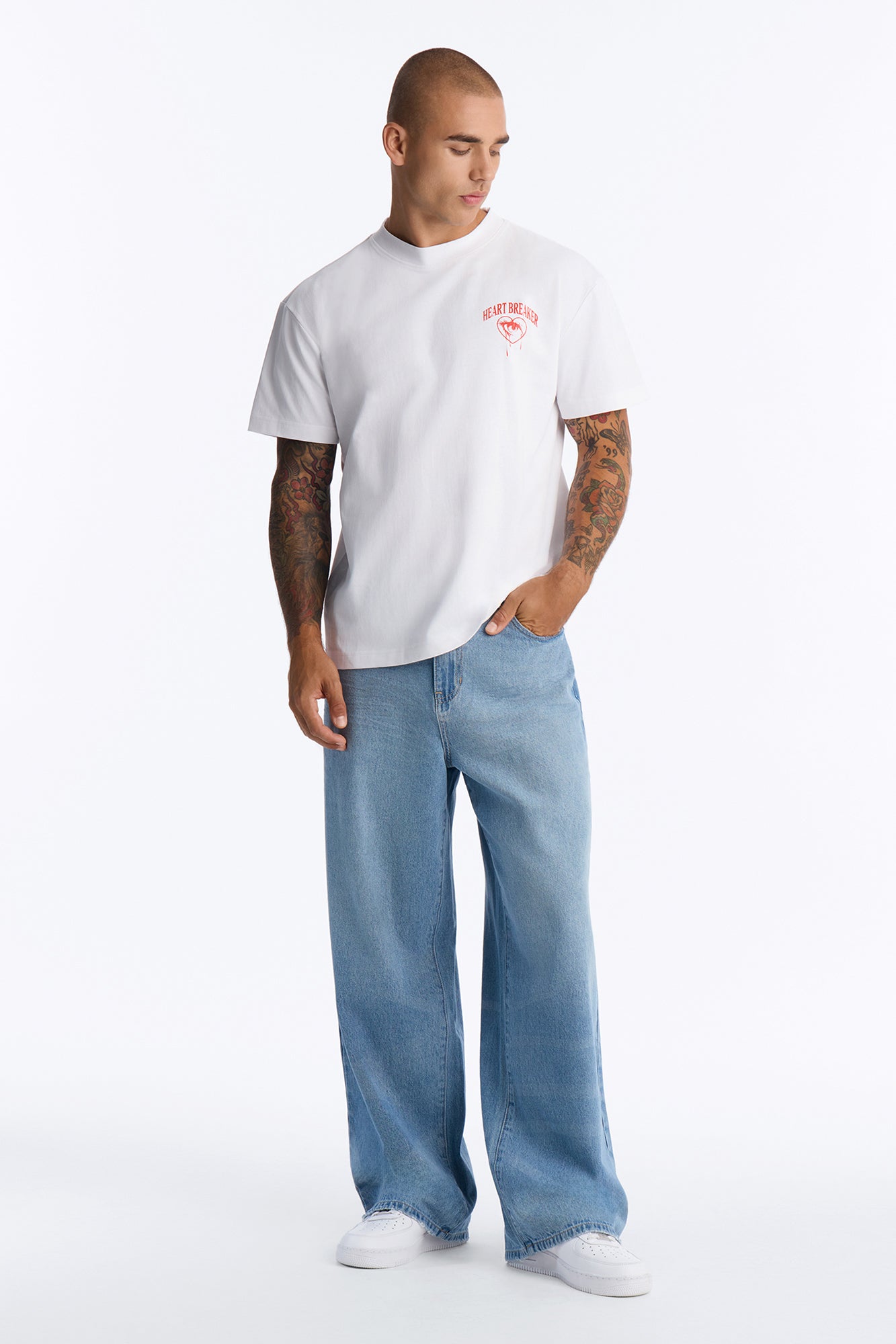 Love Now Cry Later Short Sleeve Tee - White