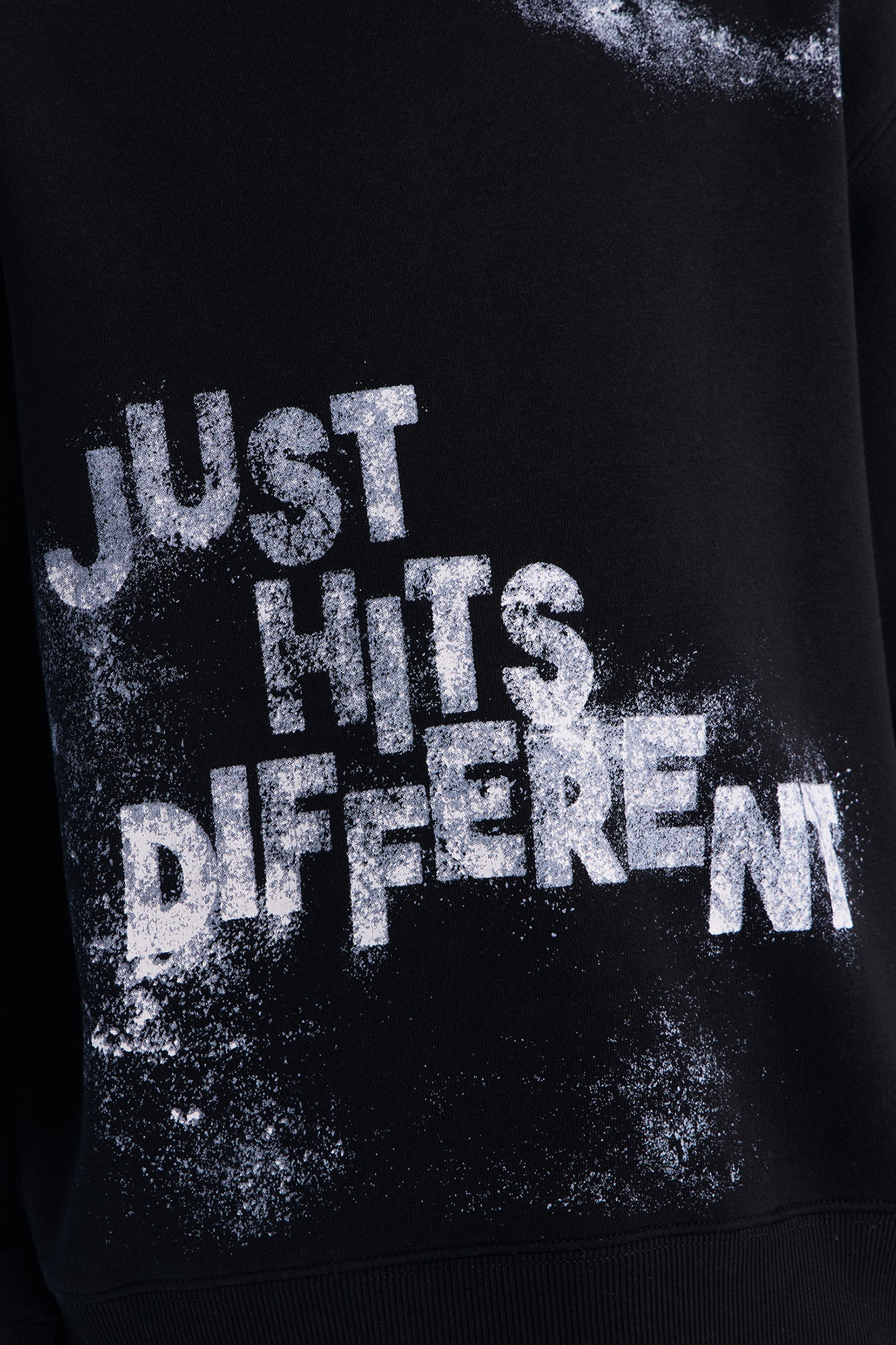 Mini Just Hits Different Sweatshirt - Black