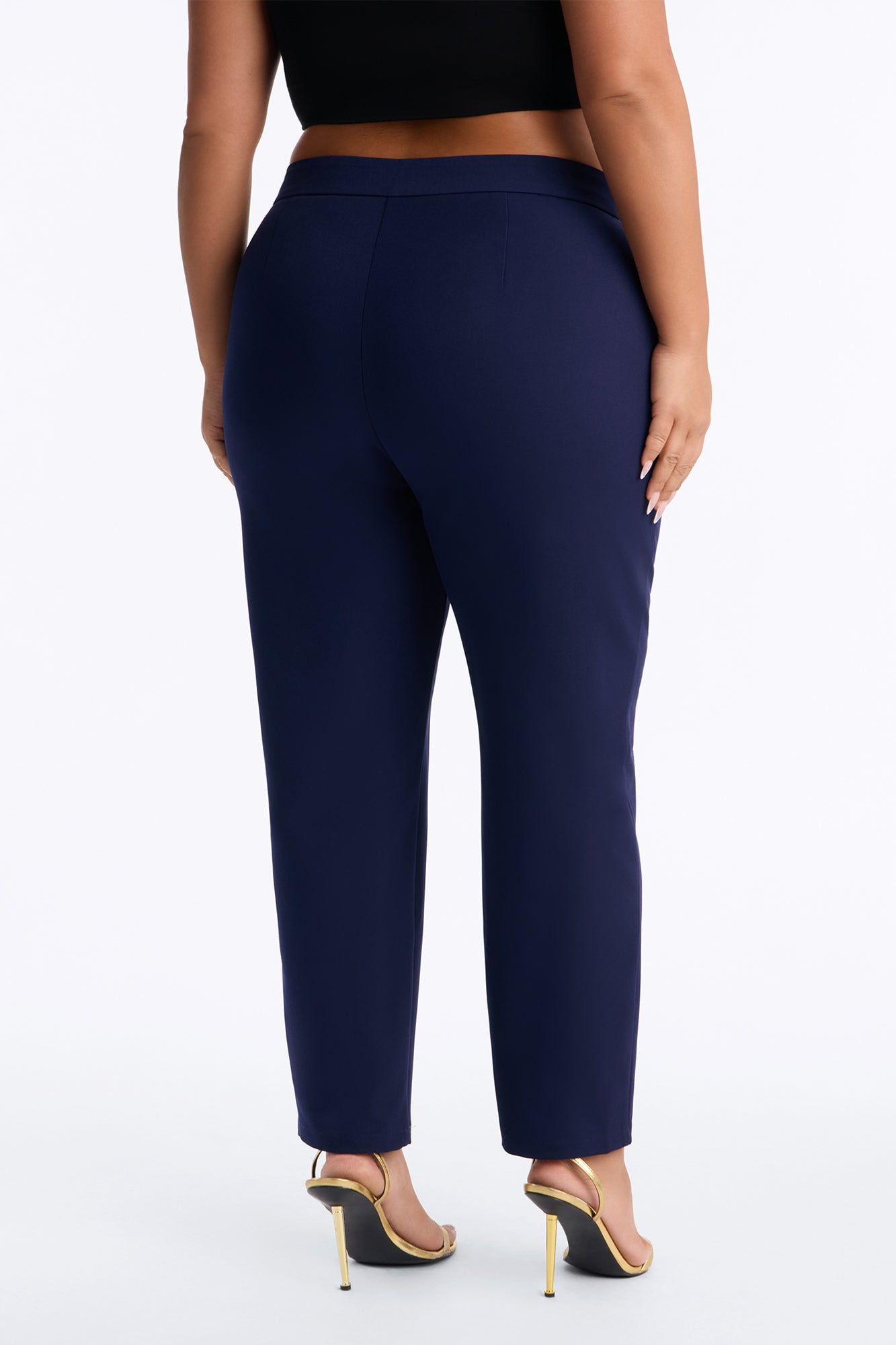 Mielle Skinny Trouser Pant - Navy