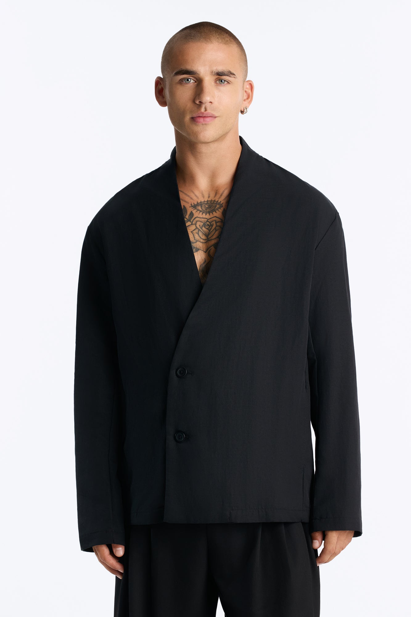 Relaxed St.Tropez Unlined Blazer - Black
