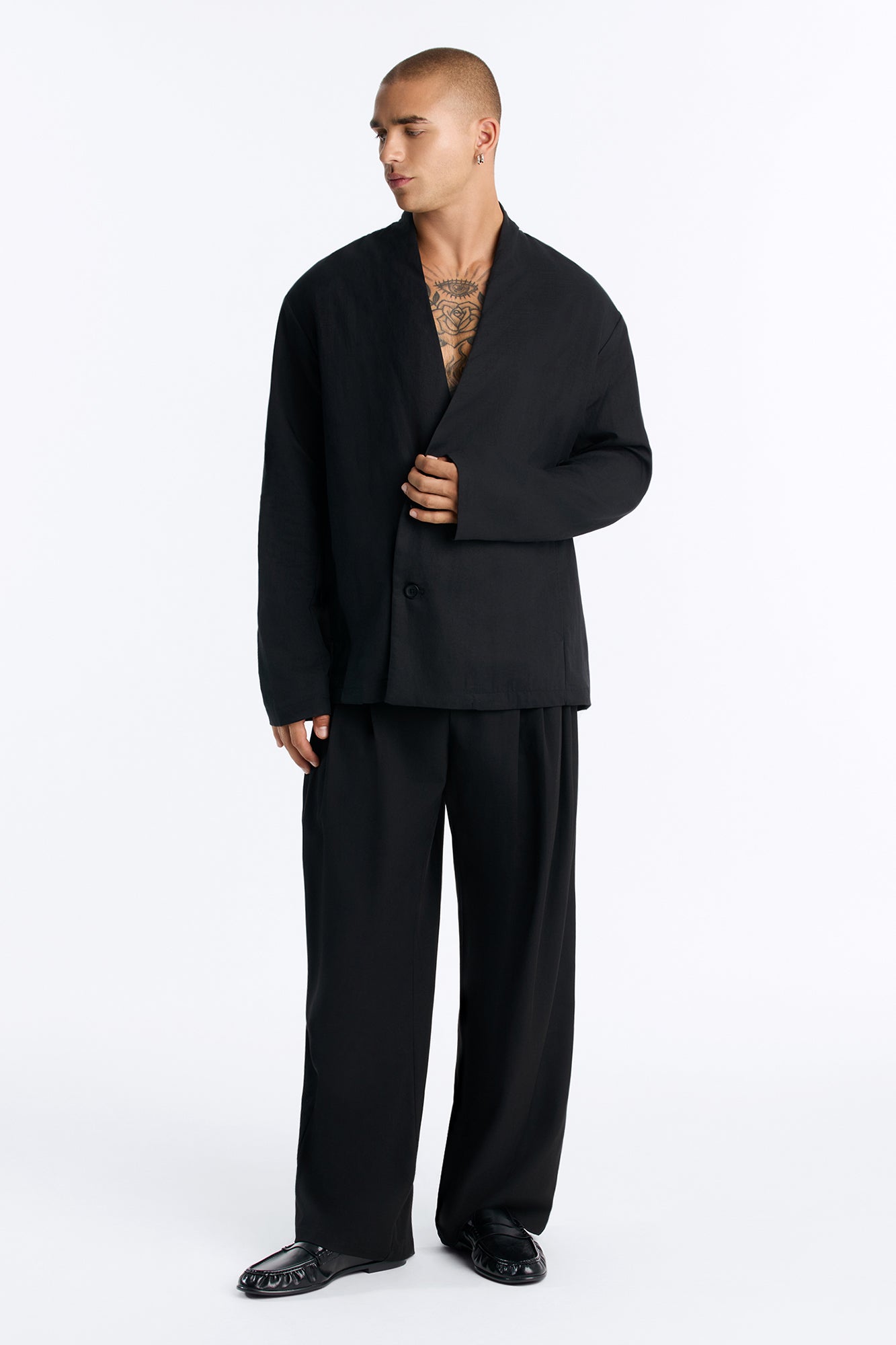 Relaxed St.Tropez Unlined Blazer - Black