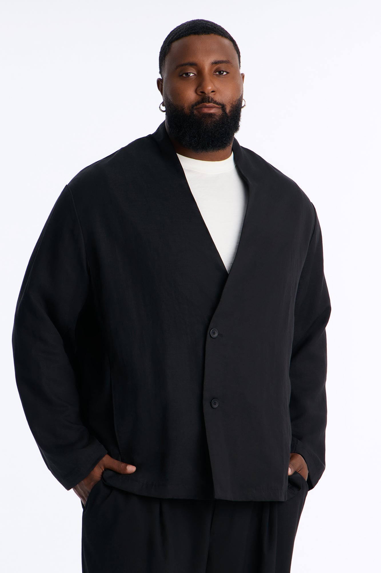 Relaxed St.Tropez Unlined Blazer - Black