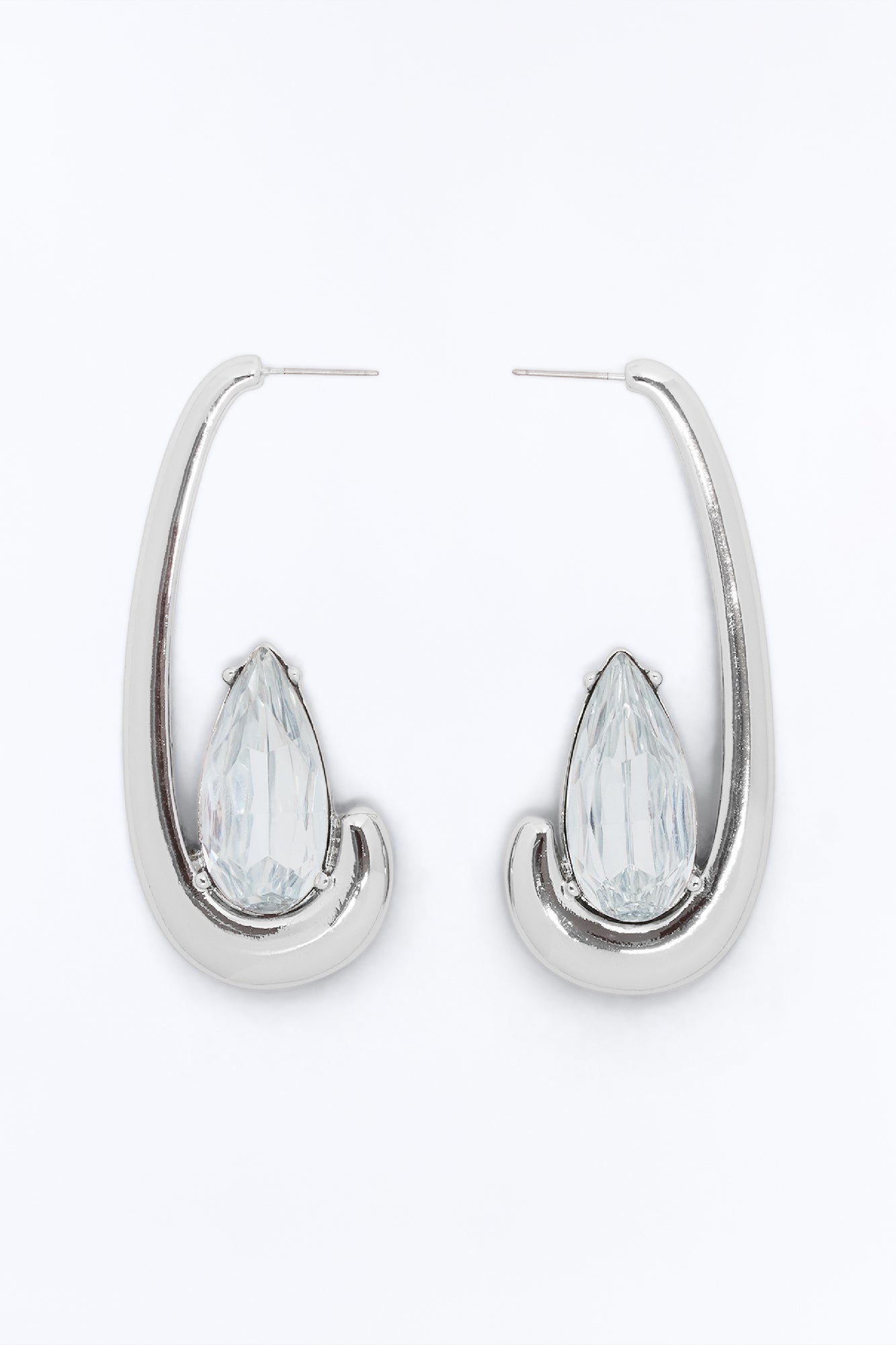 Luxe Isn't Cheap Drop Earrings - Silver