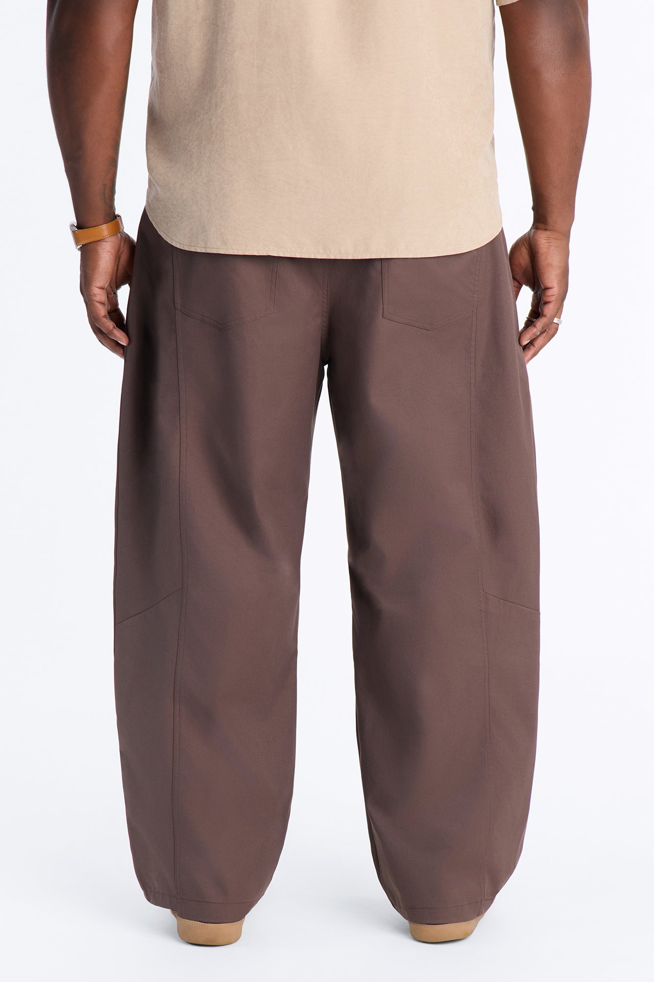 Monaco Tech Barrel Pant - Brown