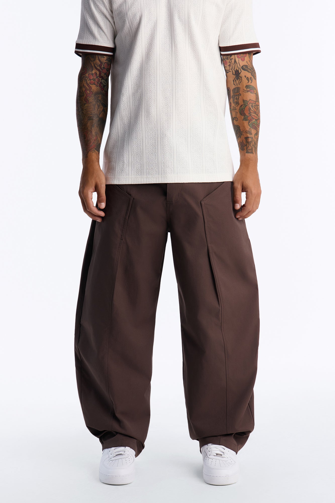 Monaco Tech Barrel Pant - Brown