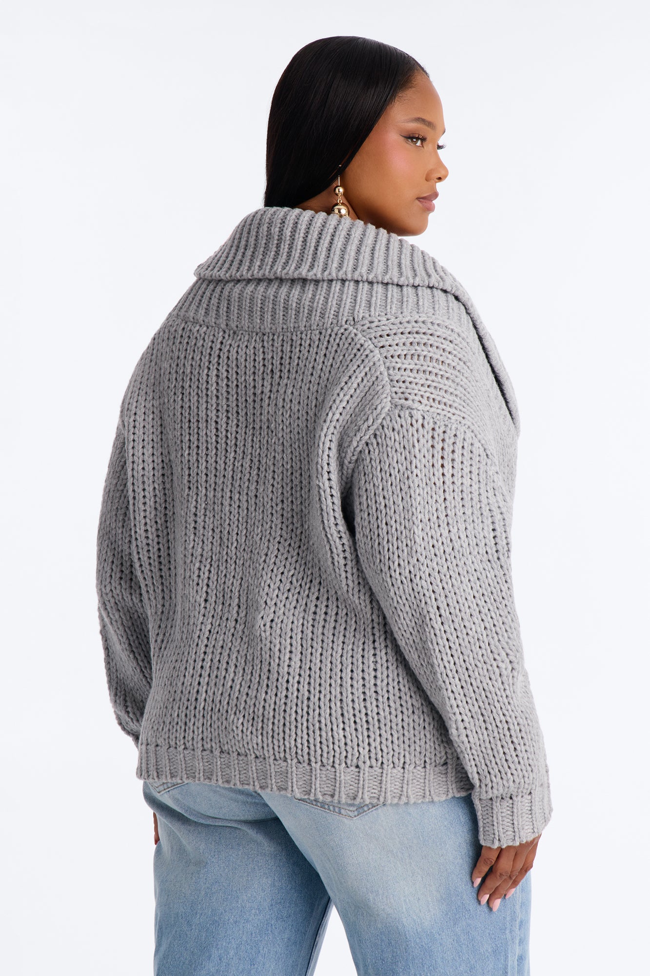 Norwalk Sweater - Heather Grey