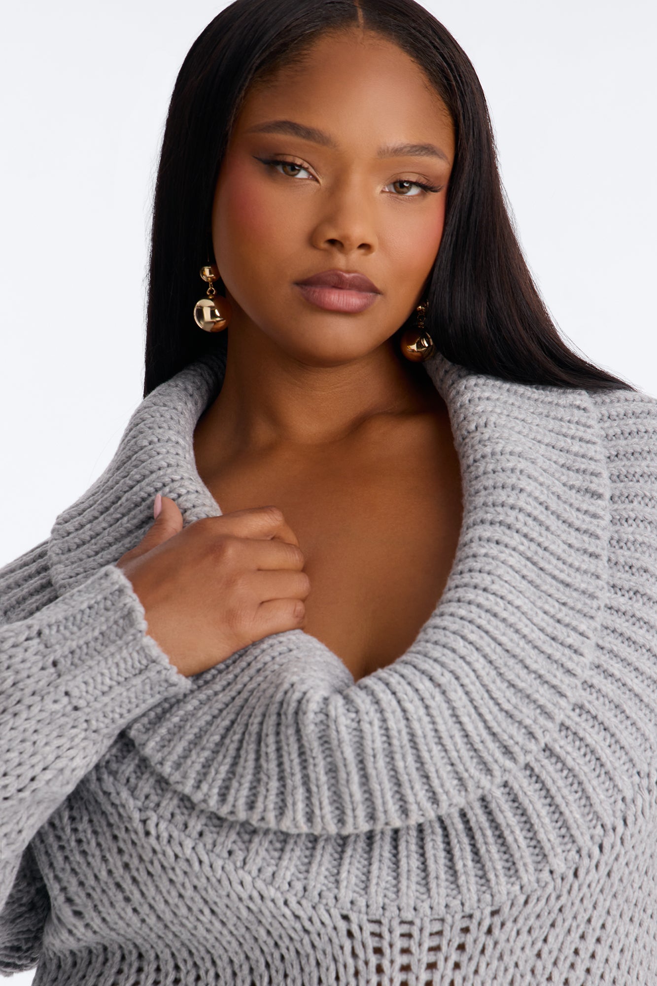 Norwalk Sweater - Heather Grey