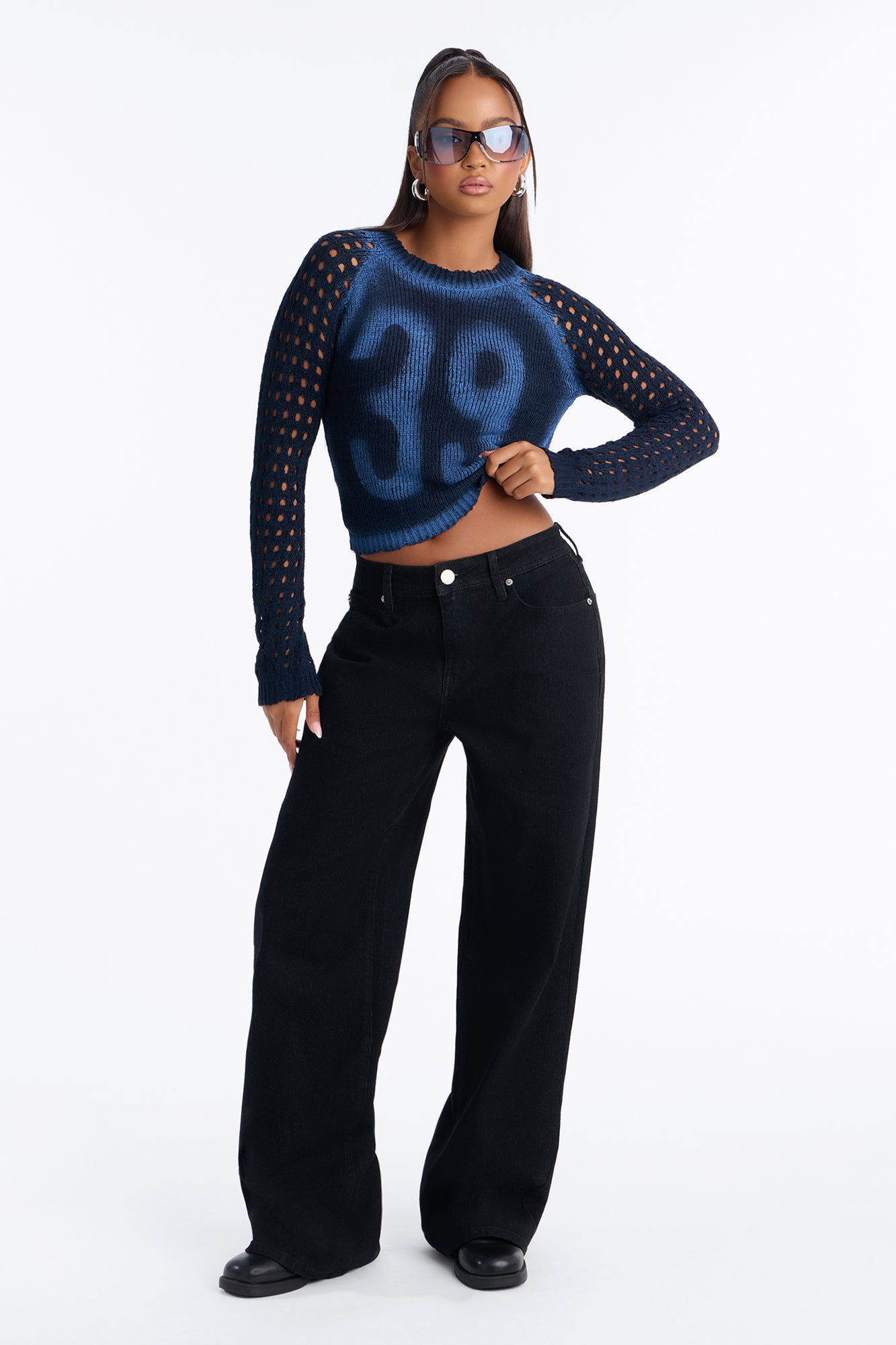 Game Days Pullover Sweater - Navy