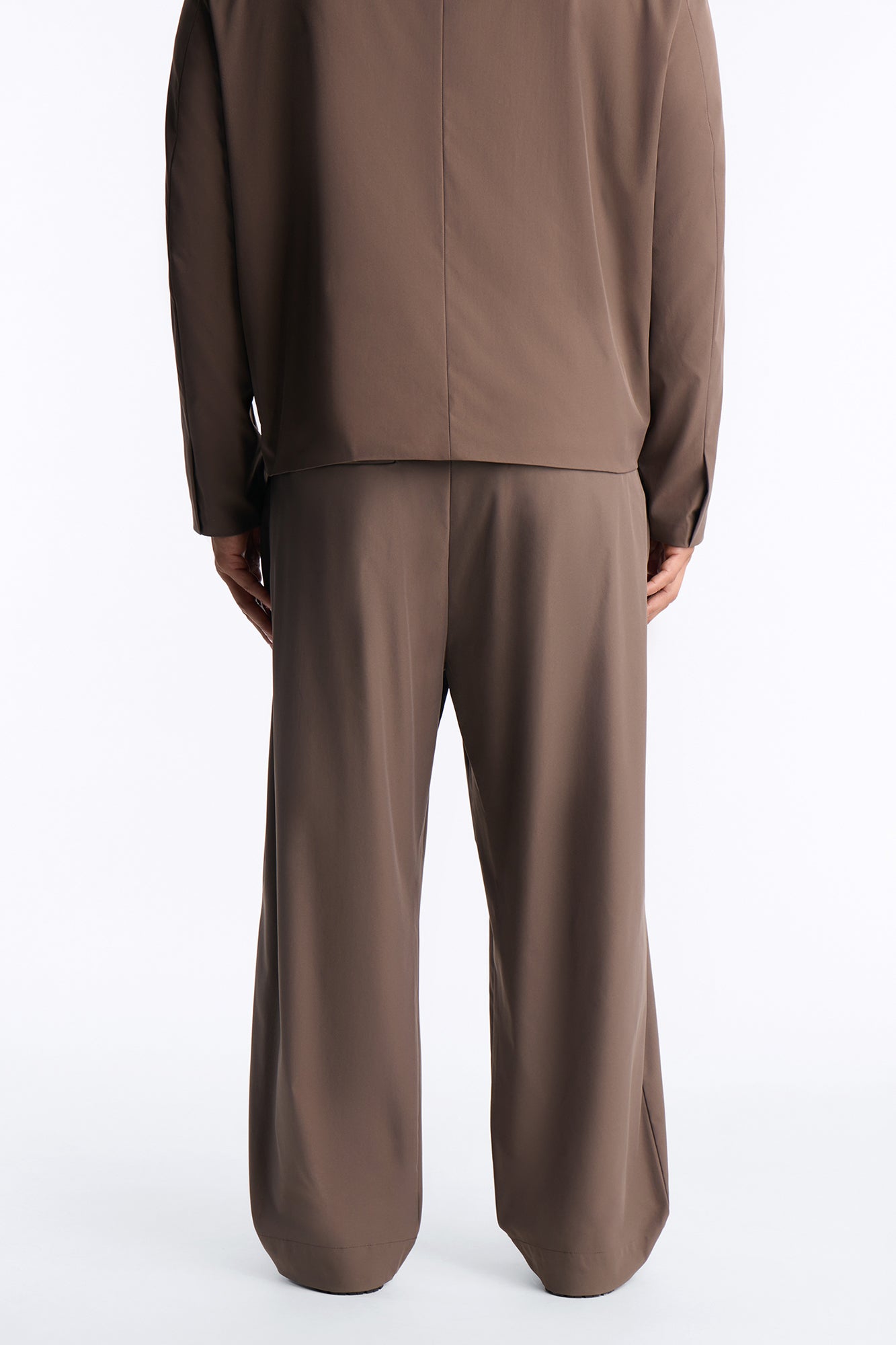 Relaxed Straight Heirloom Pleated Trouser - Grey